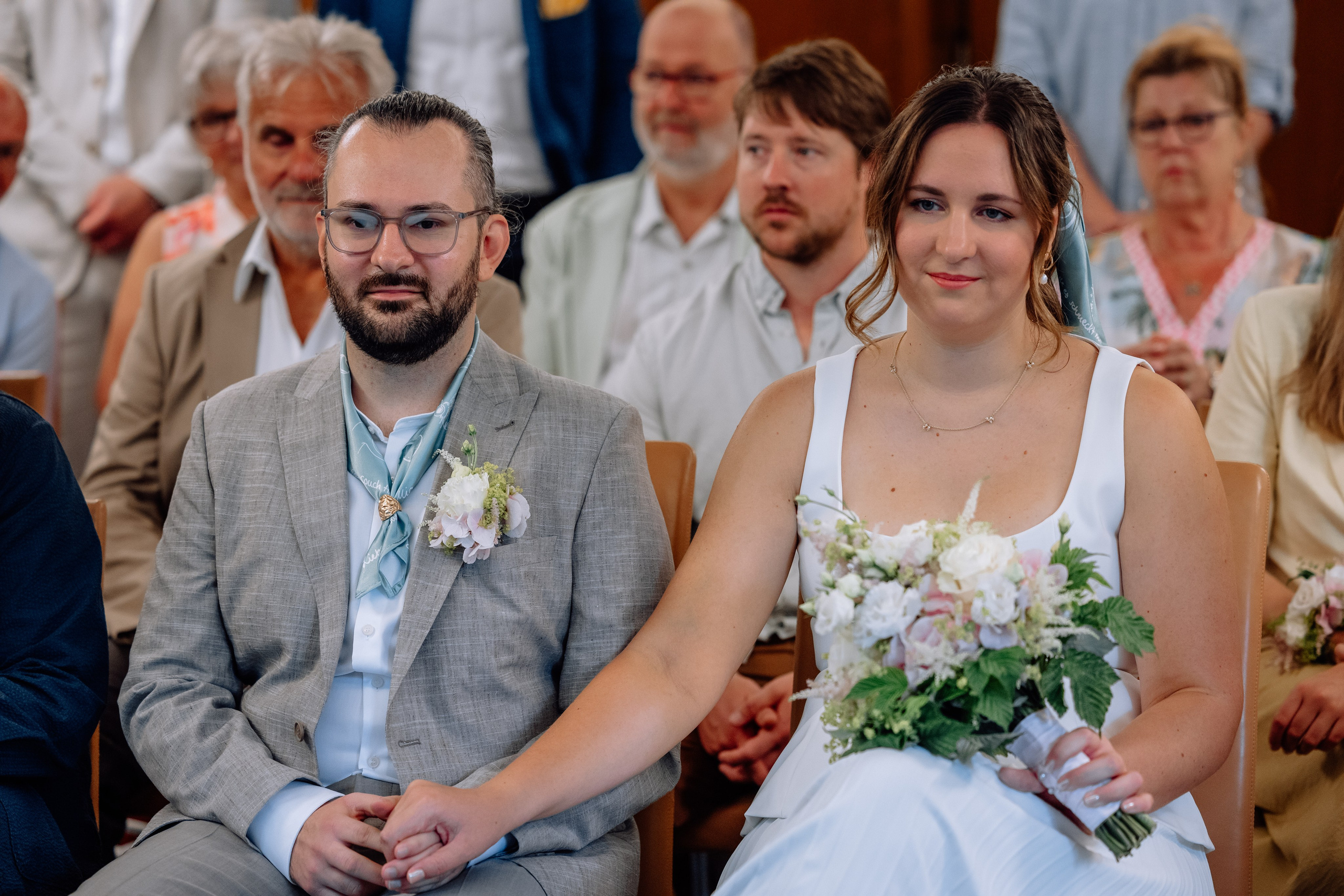 Corinna und Daniel: romantische Hochzeit in der Mandlstrasse/Sommer 2025. Hochzeitsfotograf München Taufe Familienfotograf Tanja Mauke