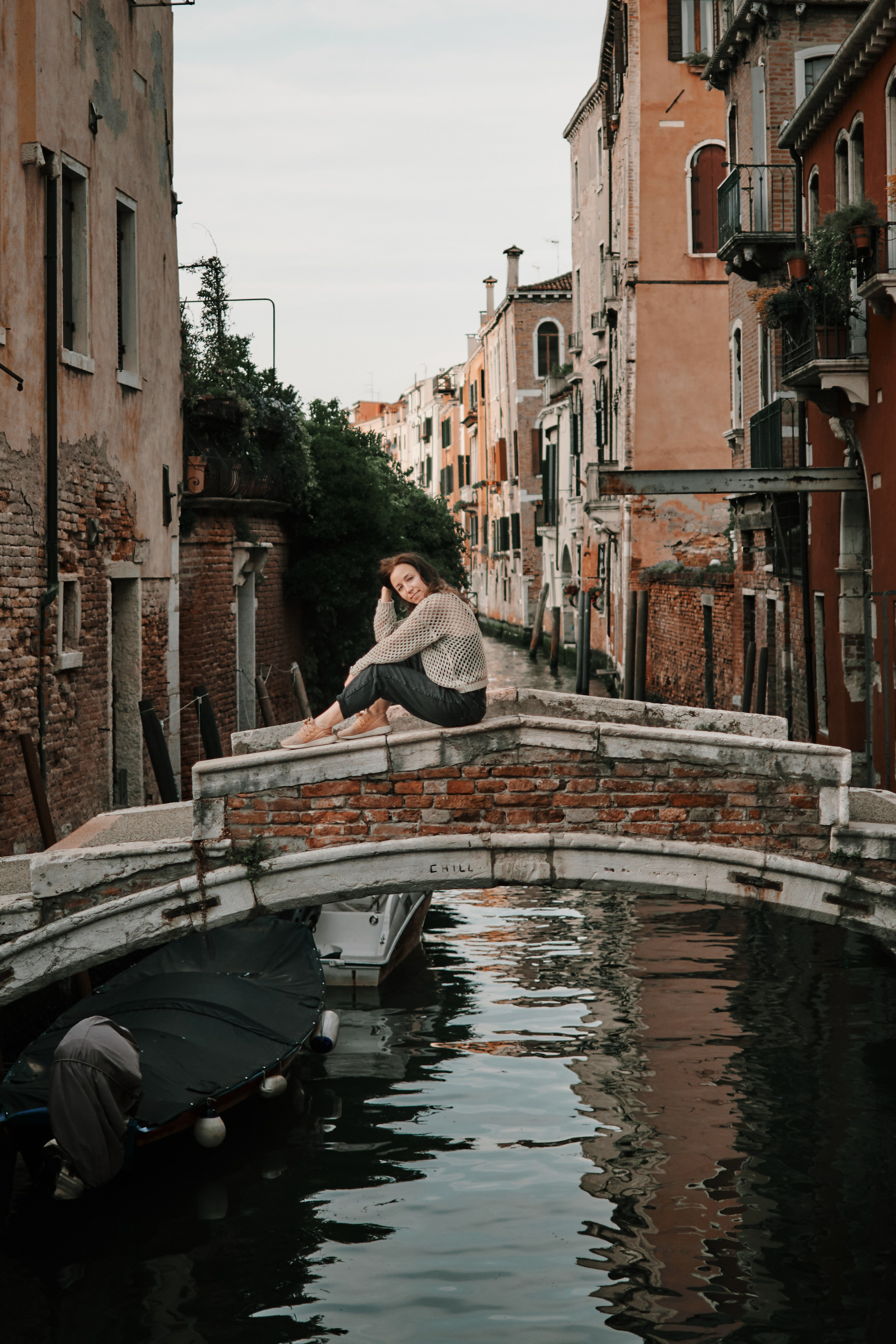 The Ponte Chiodo (Nail Bridge) in Venice. Фотограф в Венеции, Италия. Зотова Яна