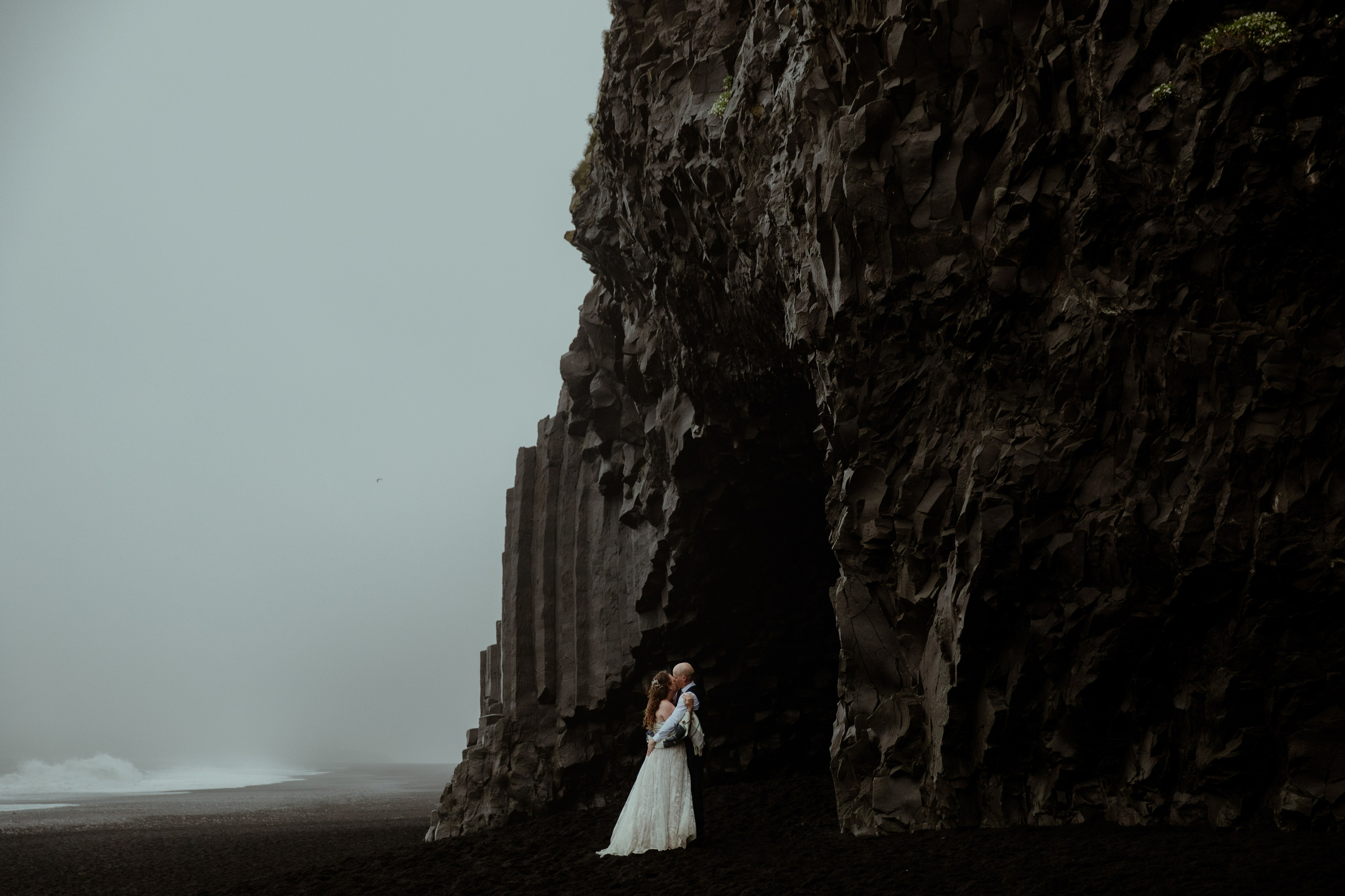 Iceland Elopement at Black Sand Beach. Iceland elopement photo and video | Nikolaichik Photo