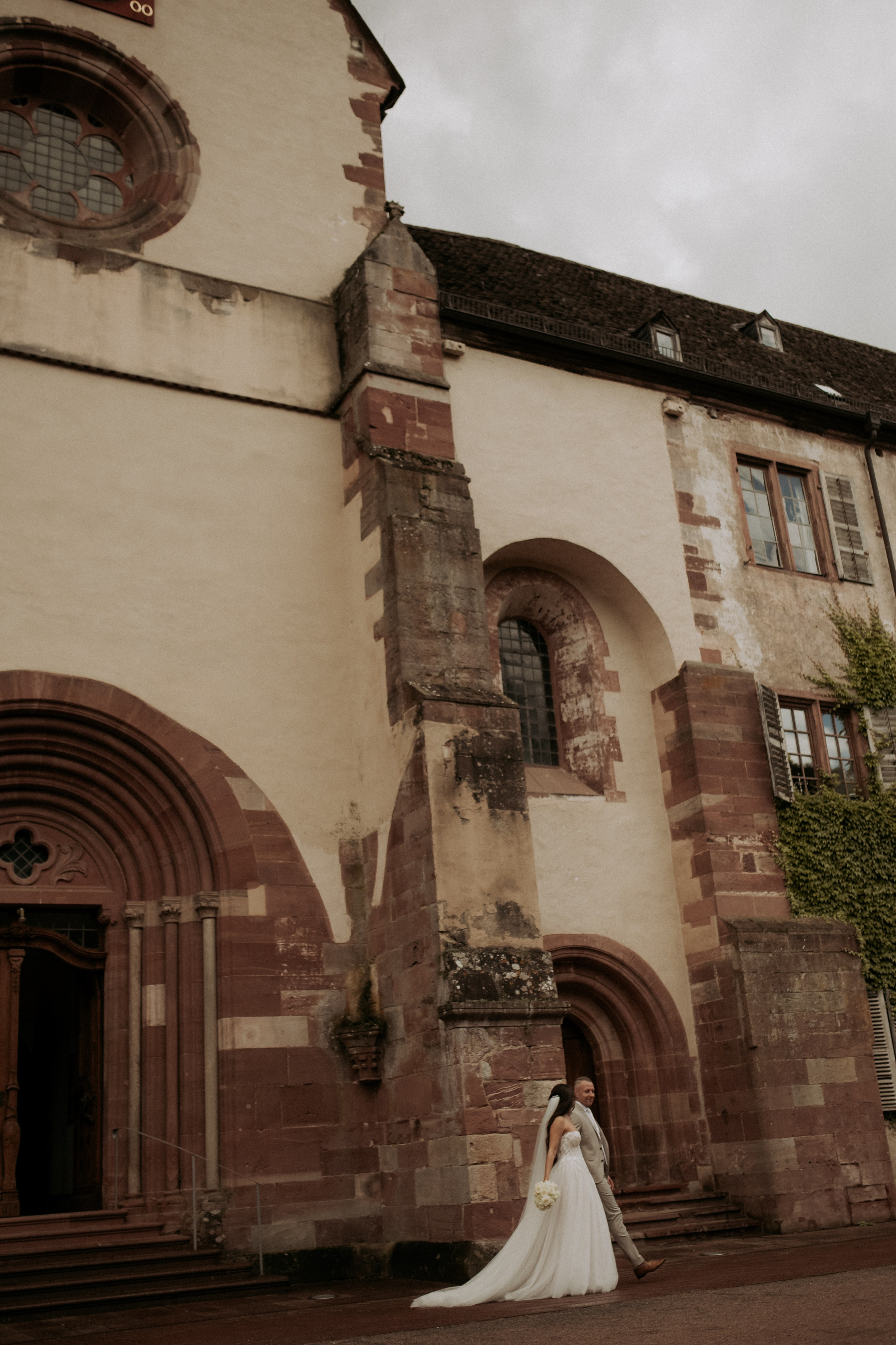 Orangerie Bronnbach Brautpaar