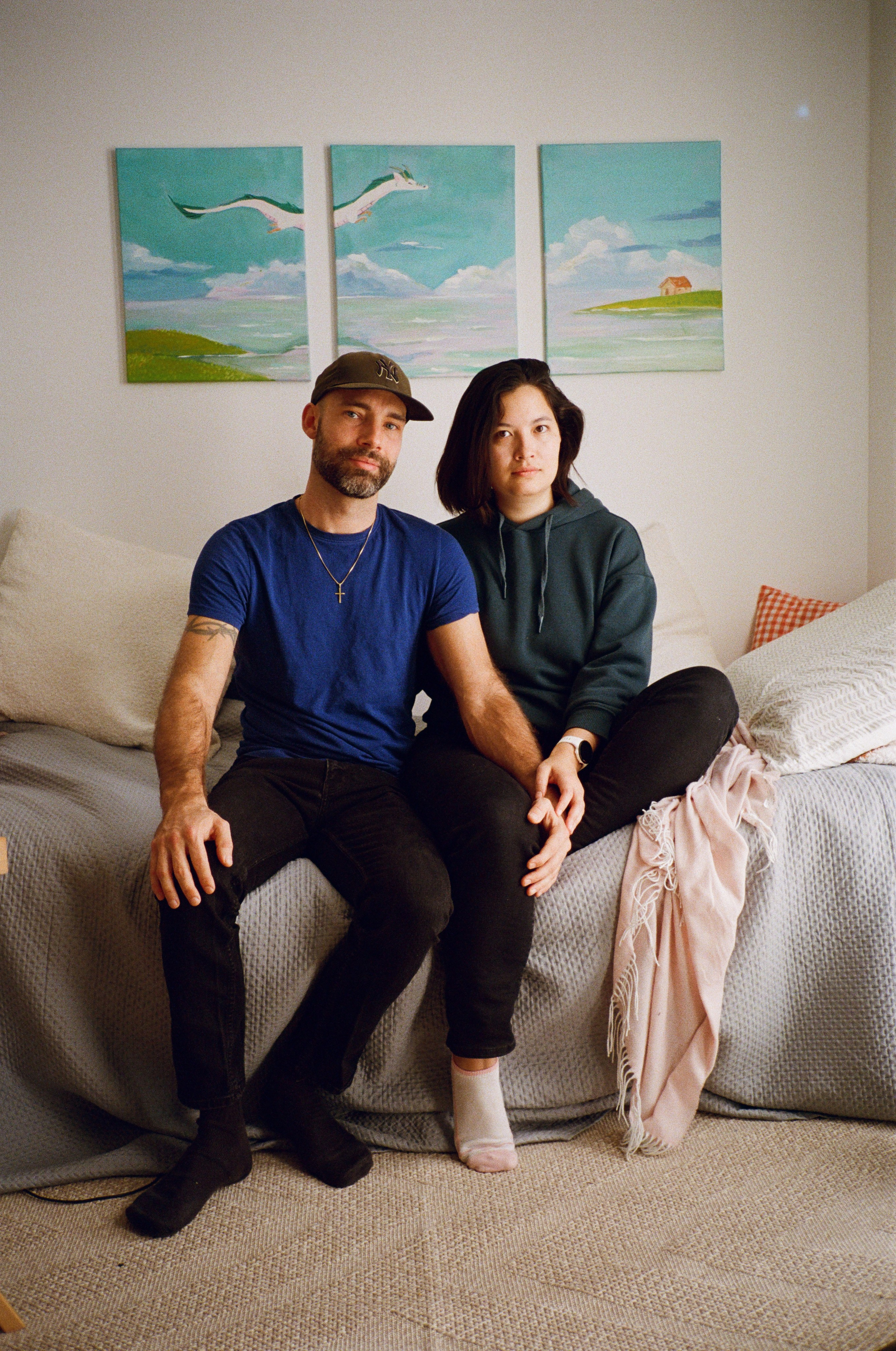 Picture of Emma and her Boyfriend in the room