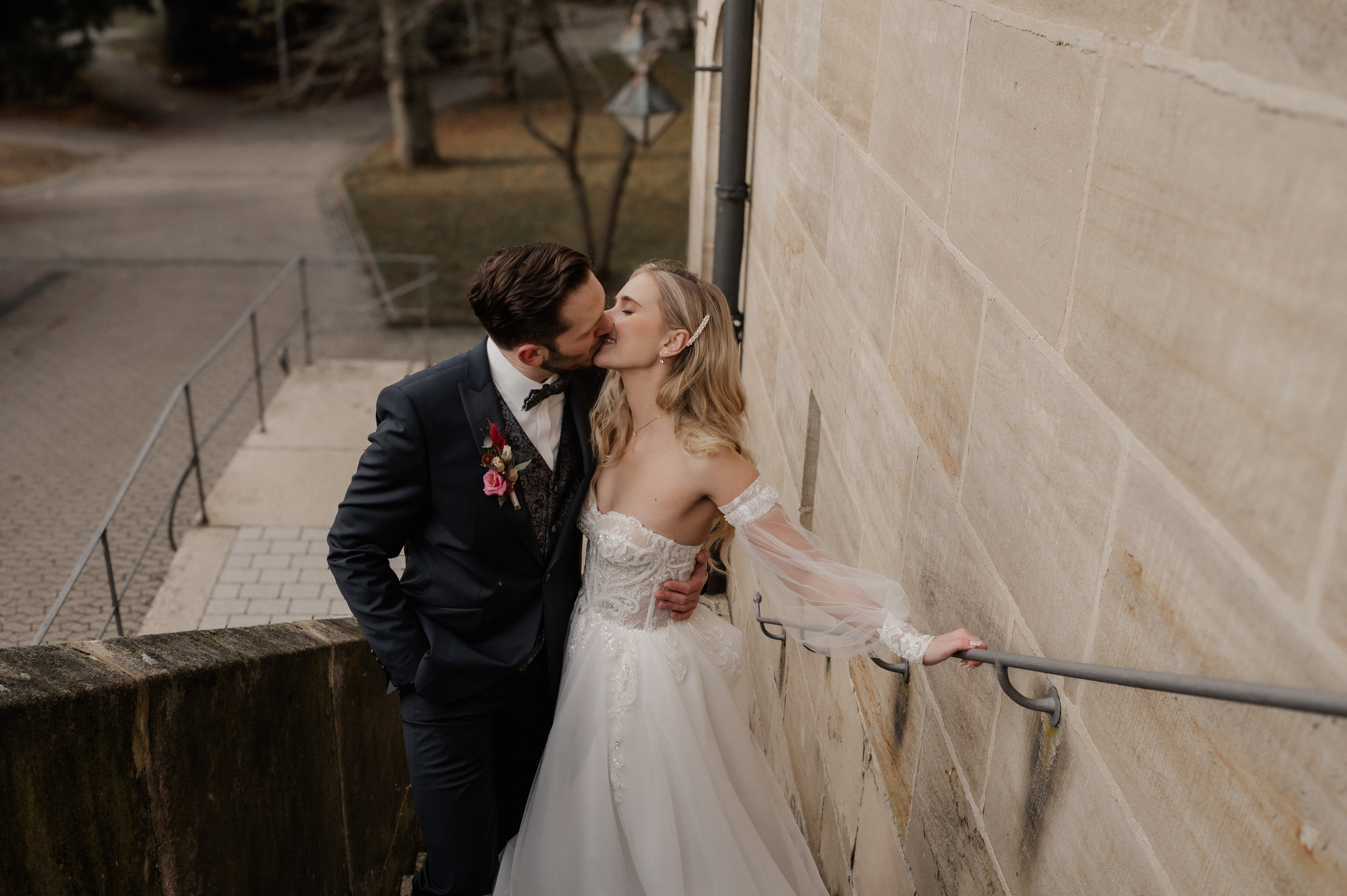 WINTER WEDDING IN NEUENDETTELSAU. Фотограф в Нюрнберге Ирина Менерт из Ансбаха