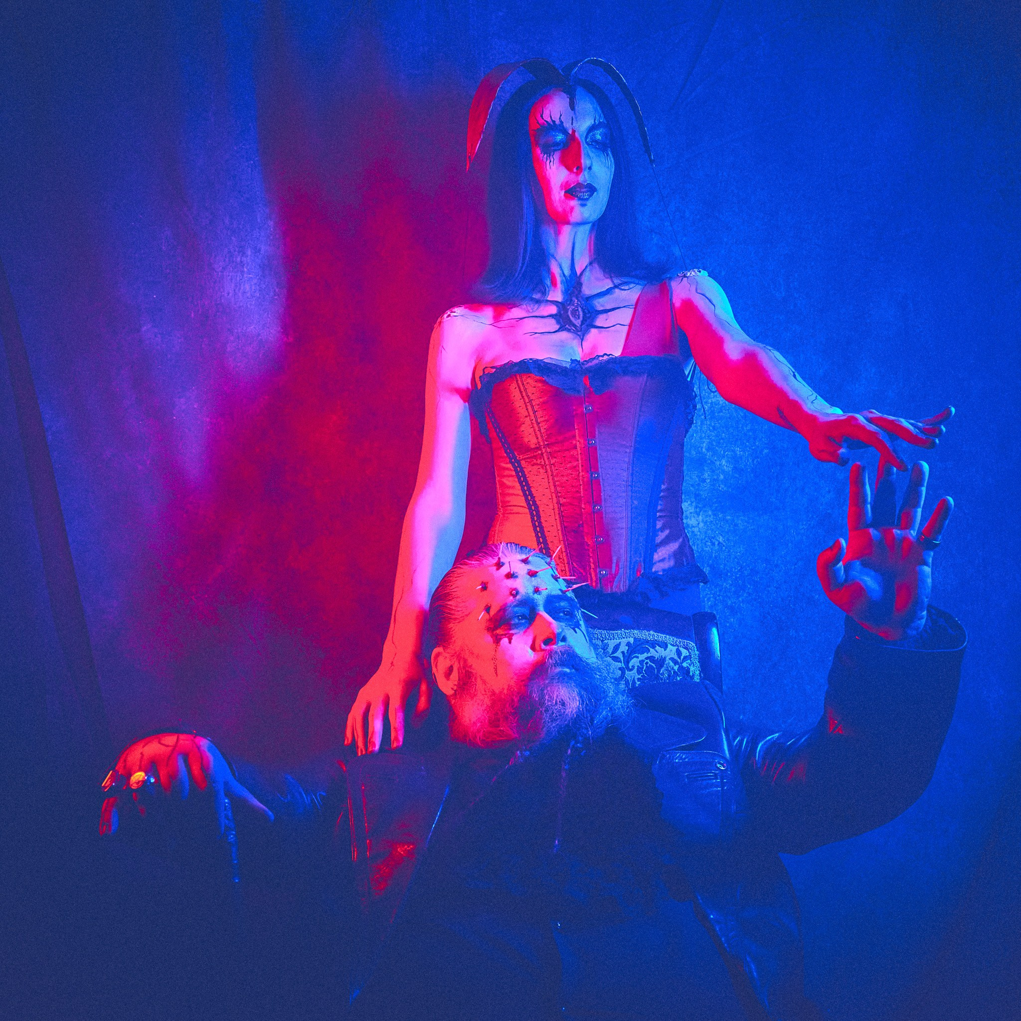 Fotograf portretowy Andriej Szypiłow - sesja na Halloween - Addams Cenobite. Portrait photographer Andriej Szypilow - Halloween session - Addams Cenobite.