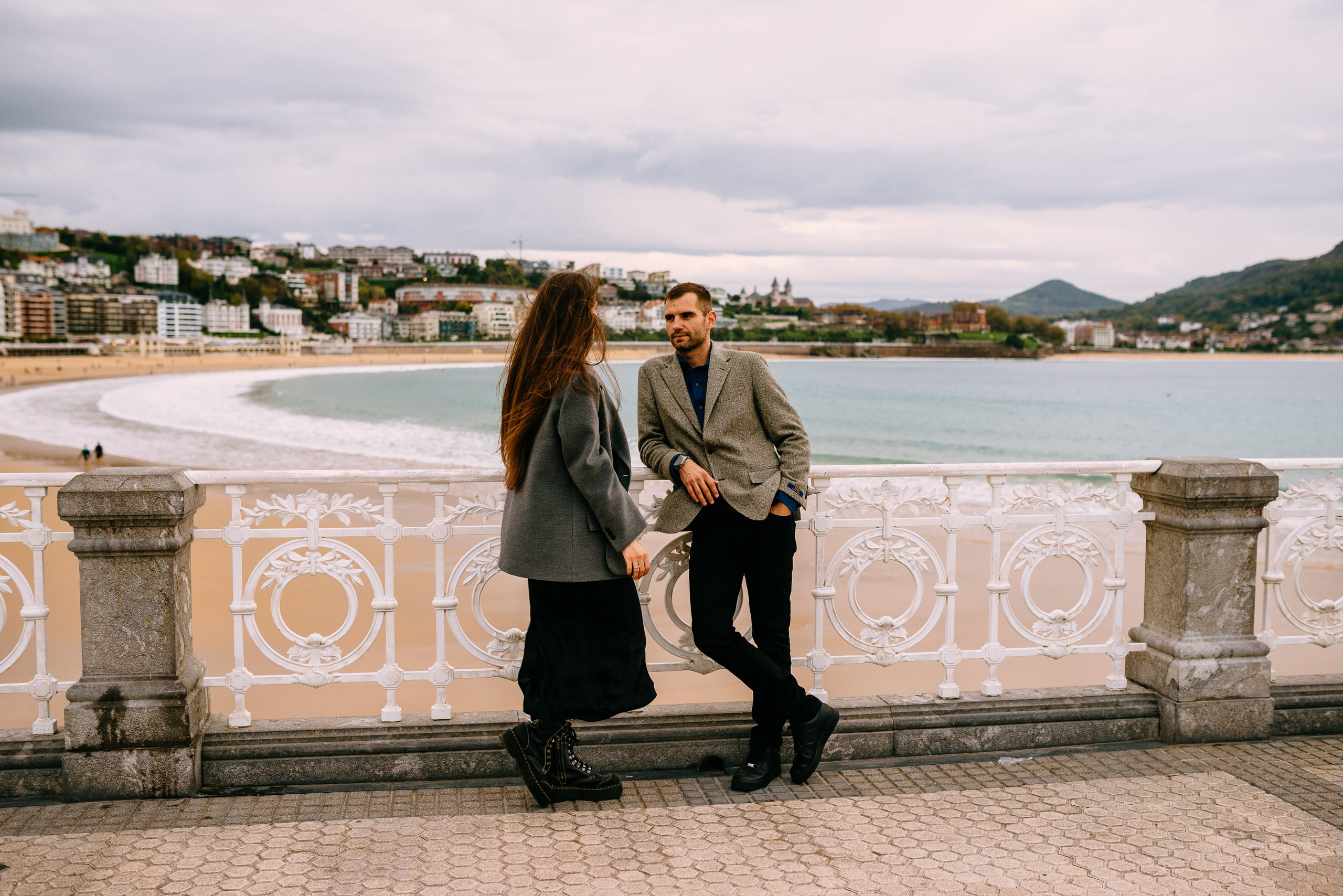 Mariage proposal in San-Sebastian Basque country. Photographer in Bilbao Irina Makou