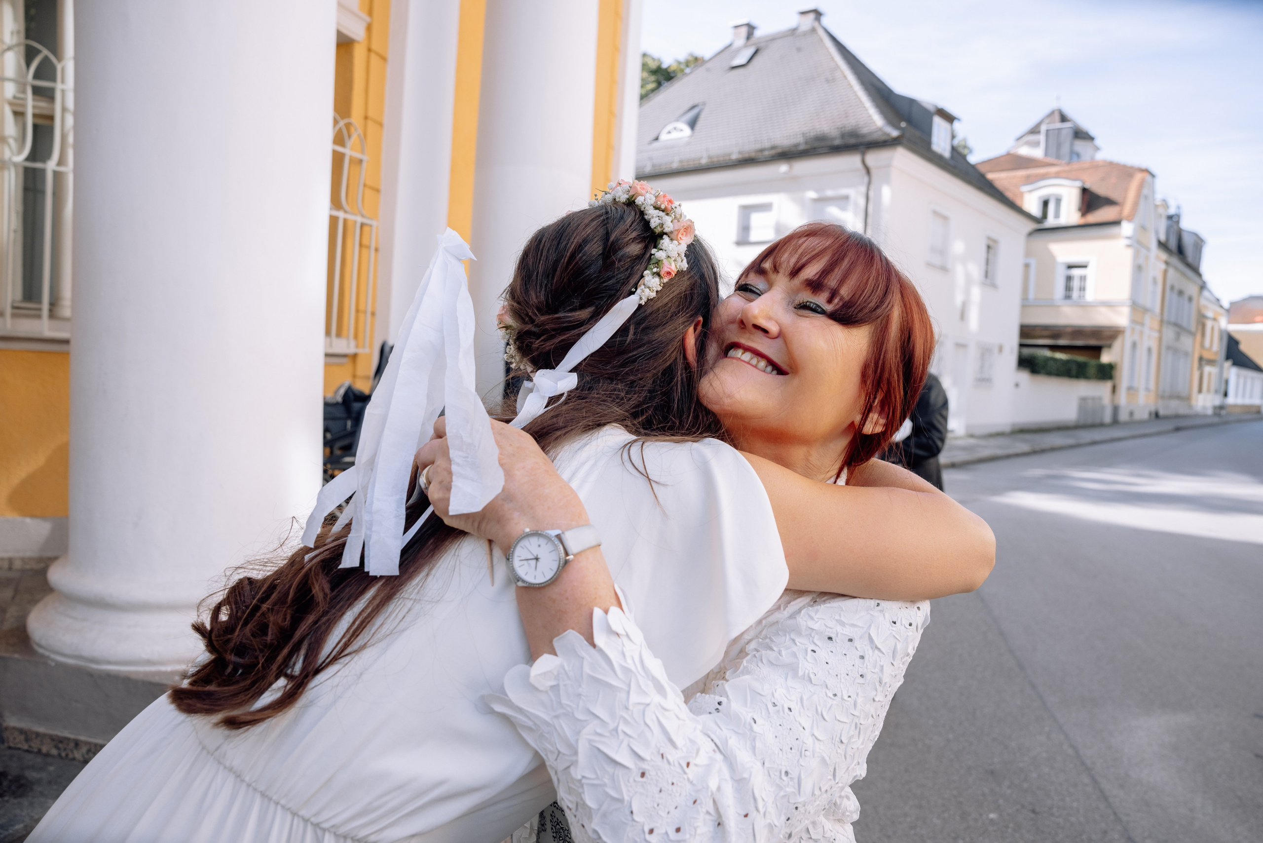 Kleine Familienhochzeit im Standesamt Mandlstrasse 14. Hochzeitsfotograf München Taufe Familienfotograf Tanja Mauke