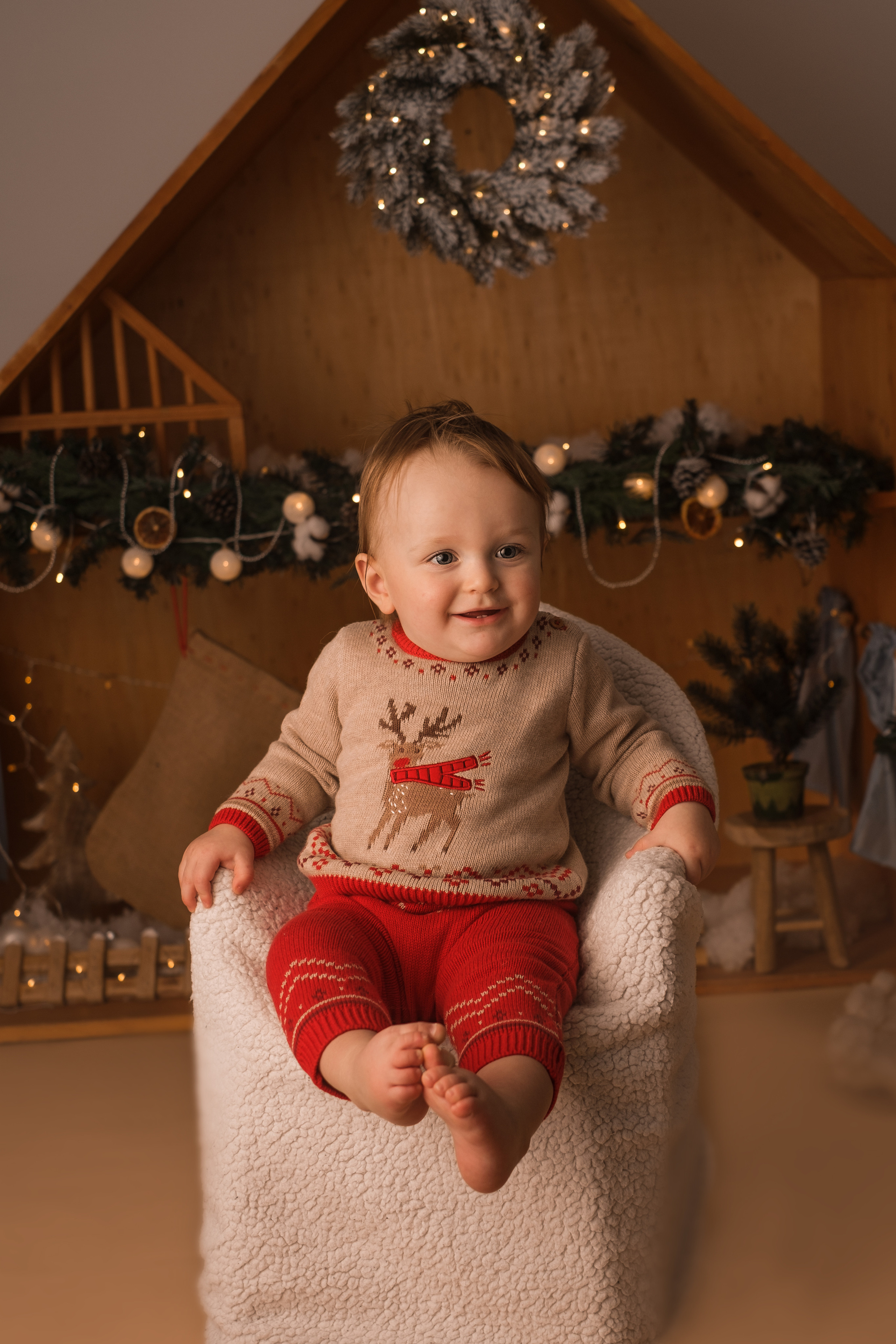 Weihnachtsmini. Neugeborene, Baby und Familien Fotografie im Raum Neuss-Düsseldorf
