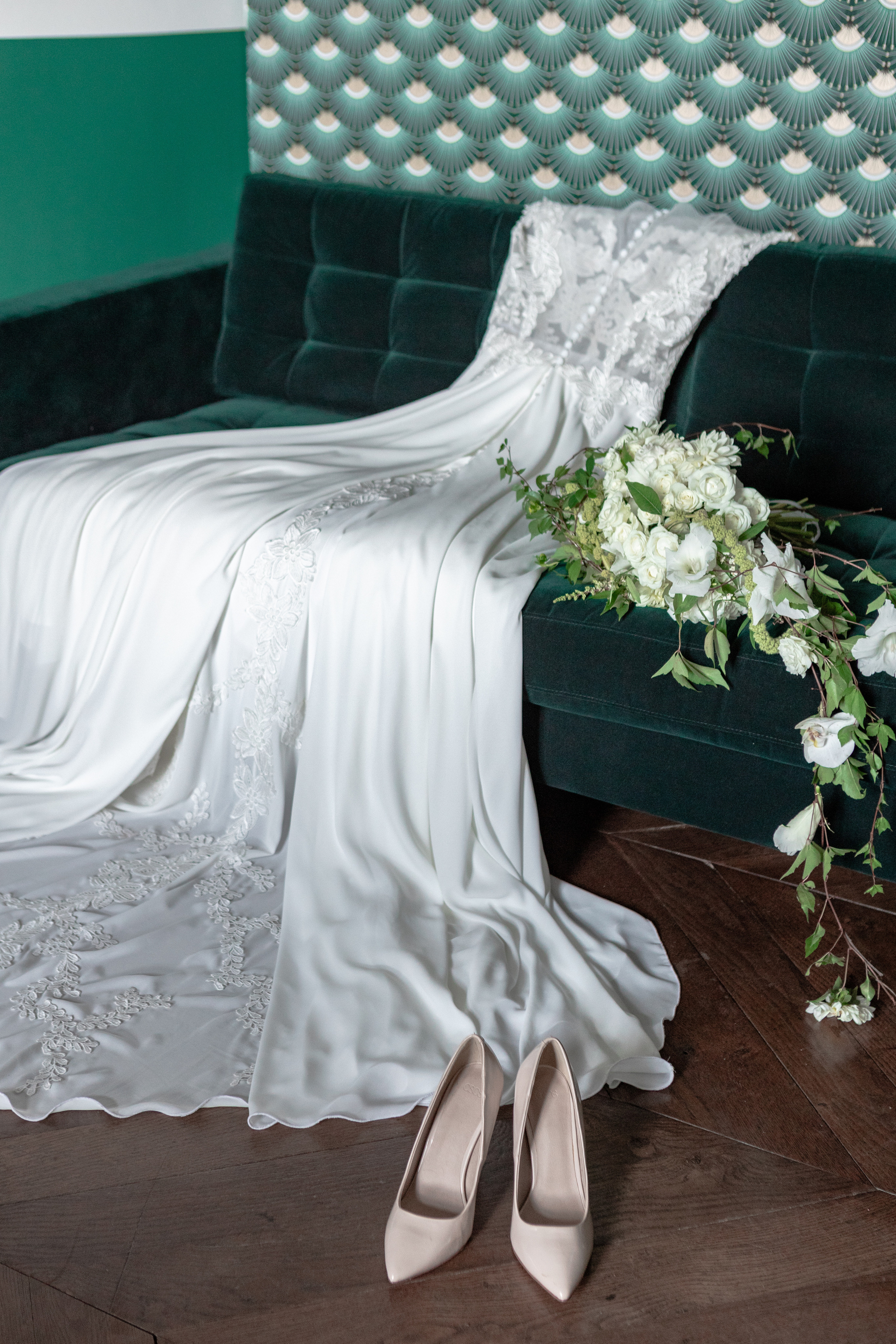 Emerald themed wedding in Château de Puydaniel. Евгения Смирнова — фотограф в Тулузе и юго-западной Франции