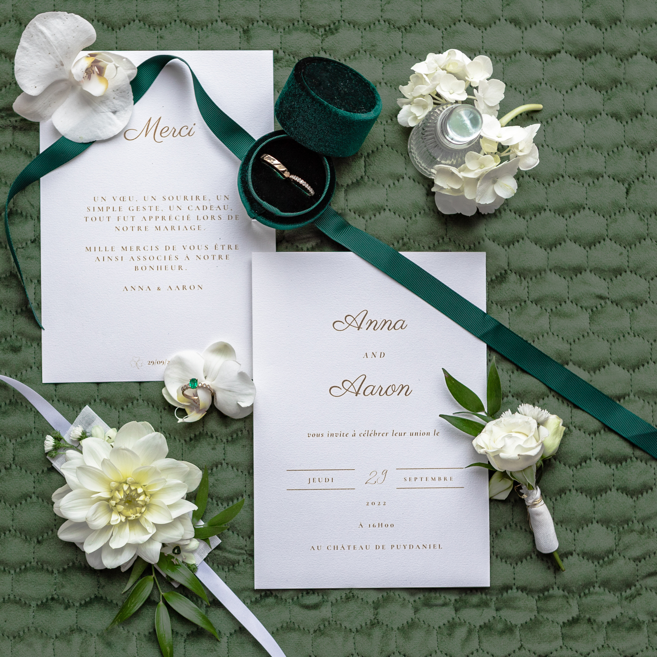 Emerald themed wedding in Château de Puydaniel. Евгения Смирнова — фотограф в Тулузе и юго-западной Франции