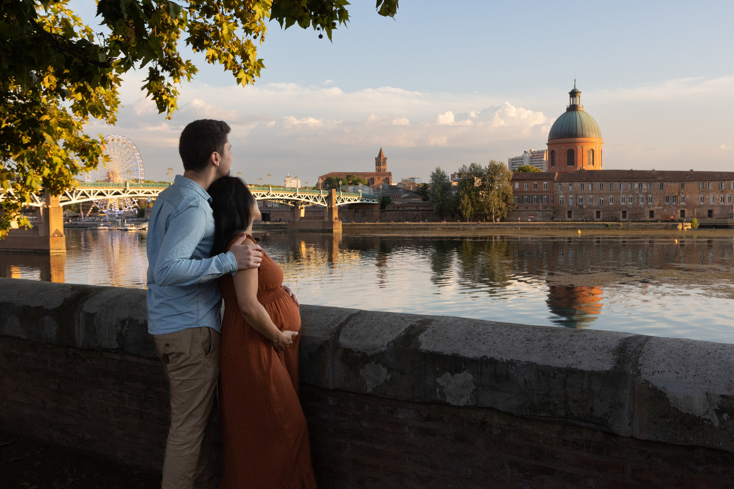Expexting Salomé. Pregnancy photoshoot for Graciela & Mathieu. Eugénie Smirnova — Photographe à Toulouse et dans le Sud-Ouest