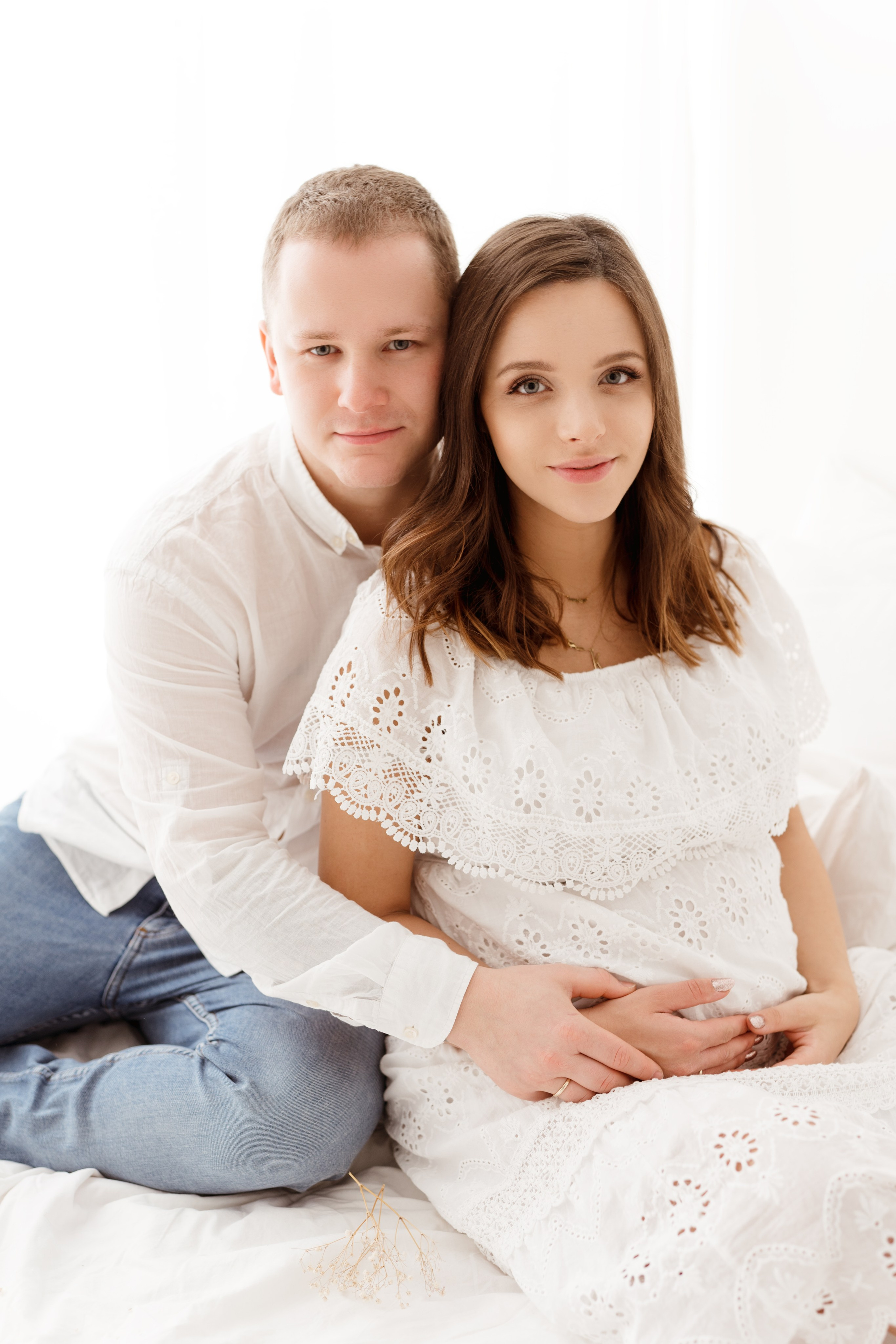 Sesja ciążowa Zuzanny. Fotograf Łódź - sesja ciążowa, noworodkowa, dziecięca. Studio w Łodzi