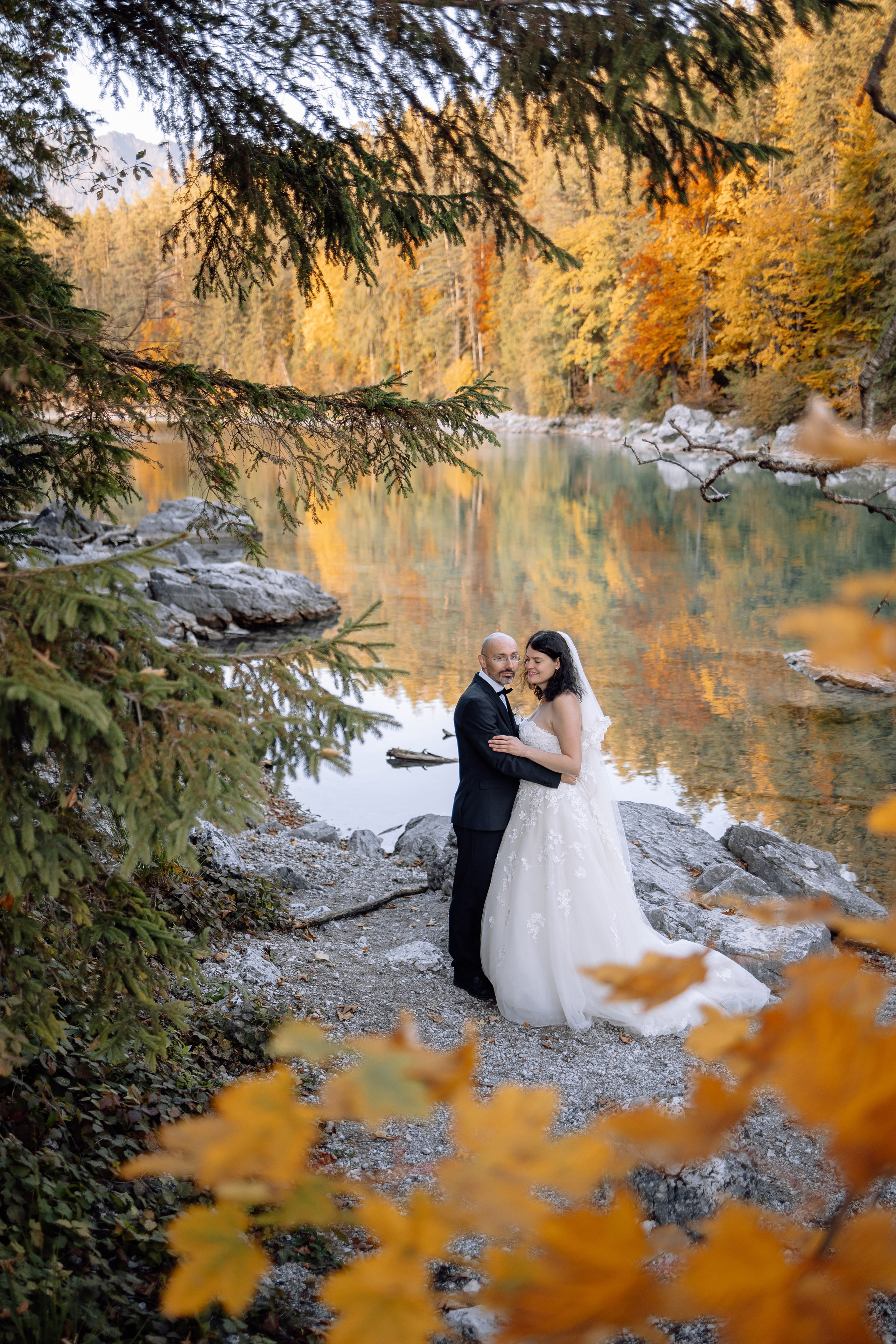 Eibsee. Hochzeitsfotograf München Taufe Familienfotograf Tanja Mauke