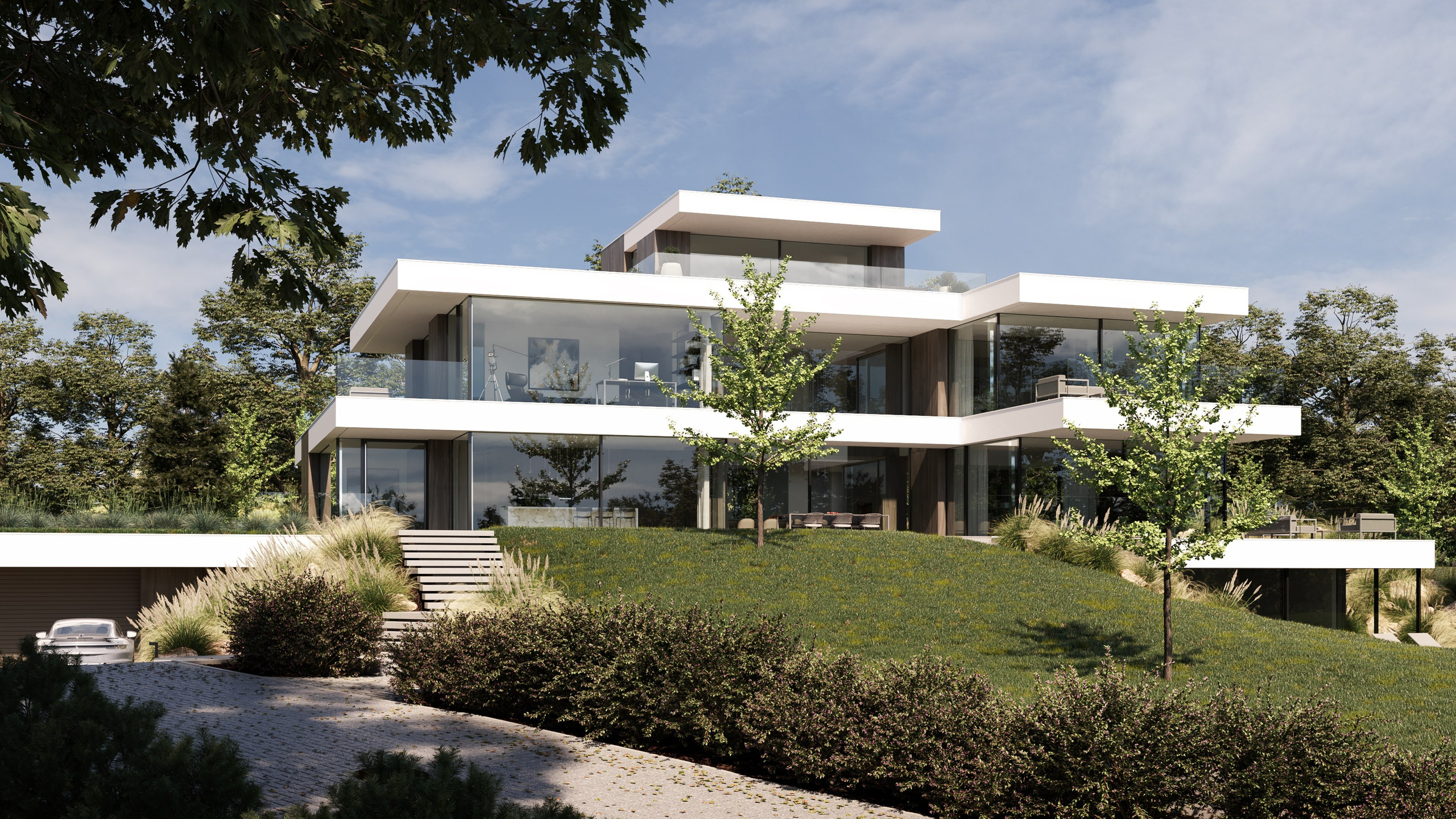 Vila v pražské Troji.