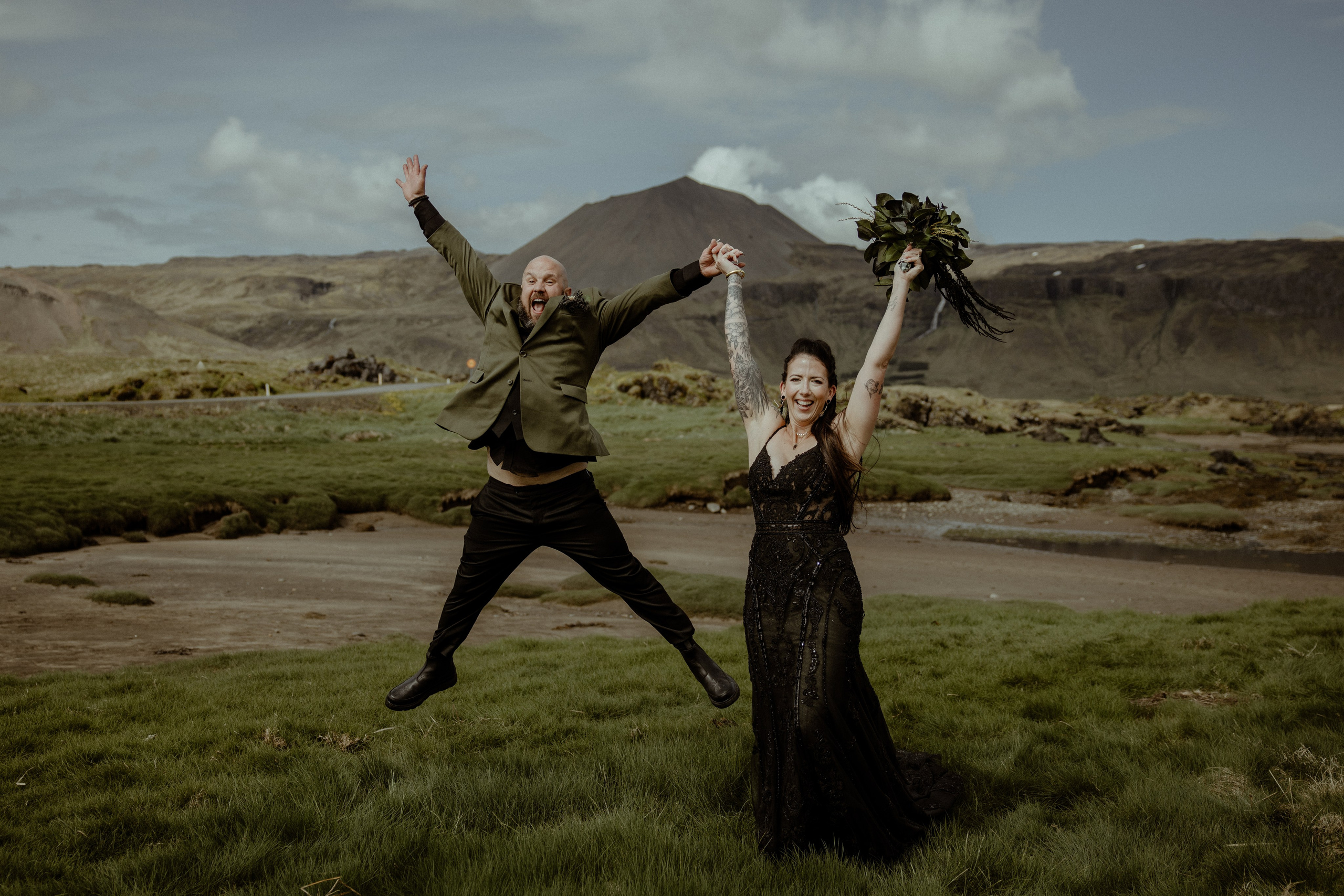 Viking inspired secret elopement in Iceland — wedding in Budir. Iceland elopement photo and video | Nikolaichik Photo