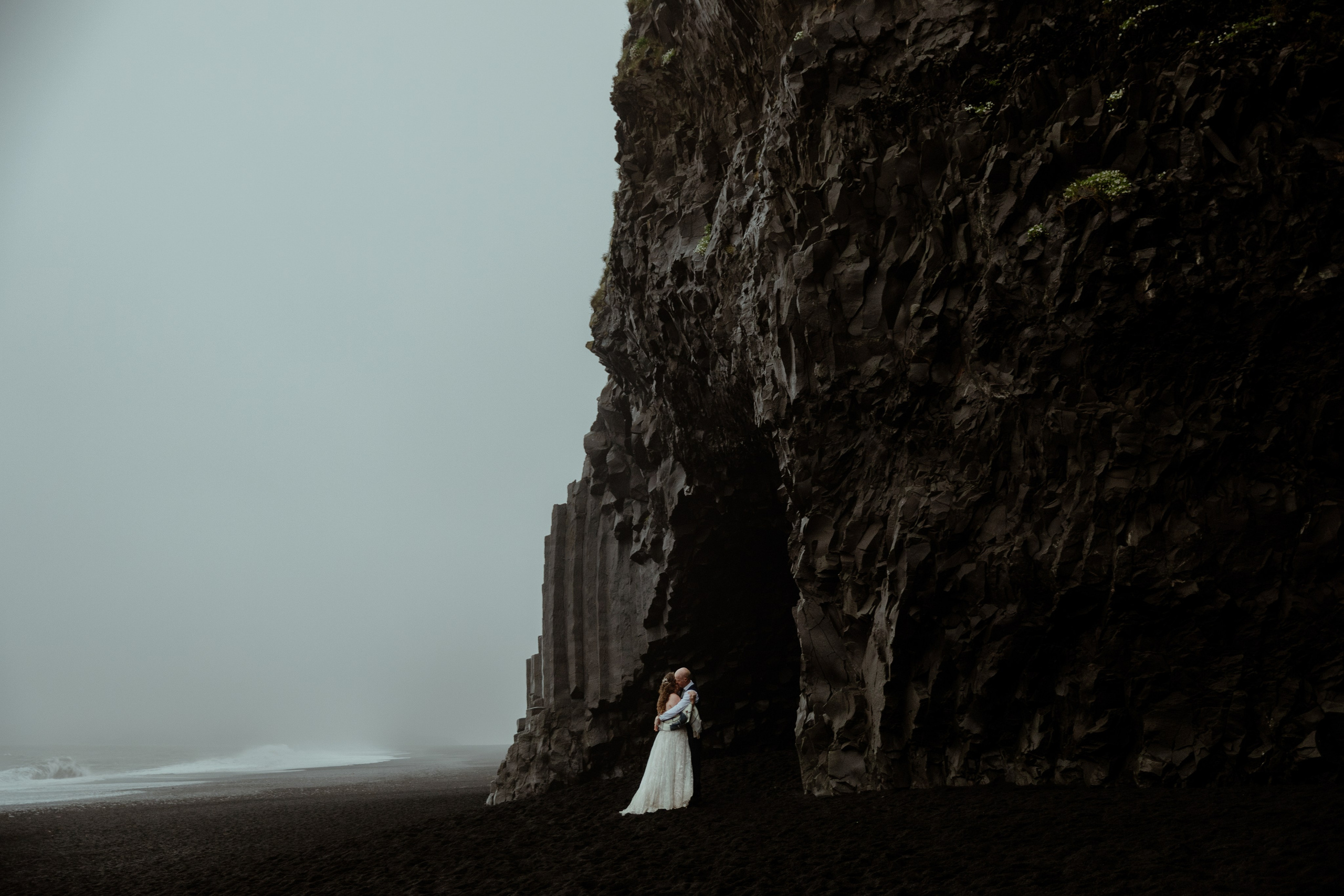Iceland Elopement at Black Sand Beach. Iceland elopement photo and video | Nikolaichik Photo