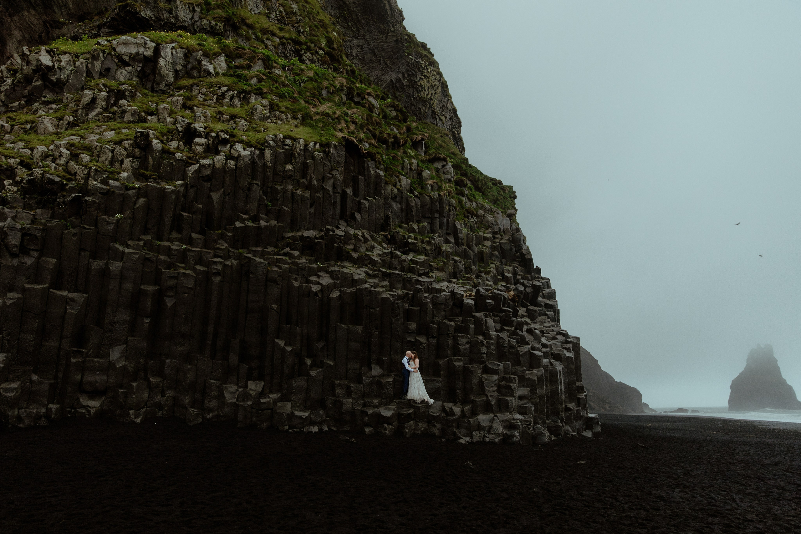 Iceland Elopement at Black Sand Beach. Iceland elopement photo and video | Nikolaichik Photo