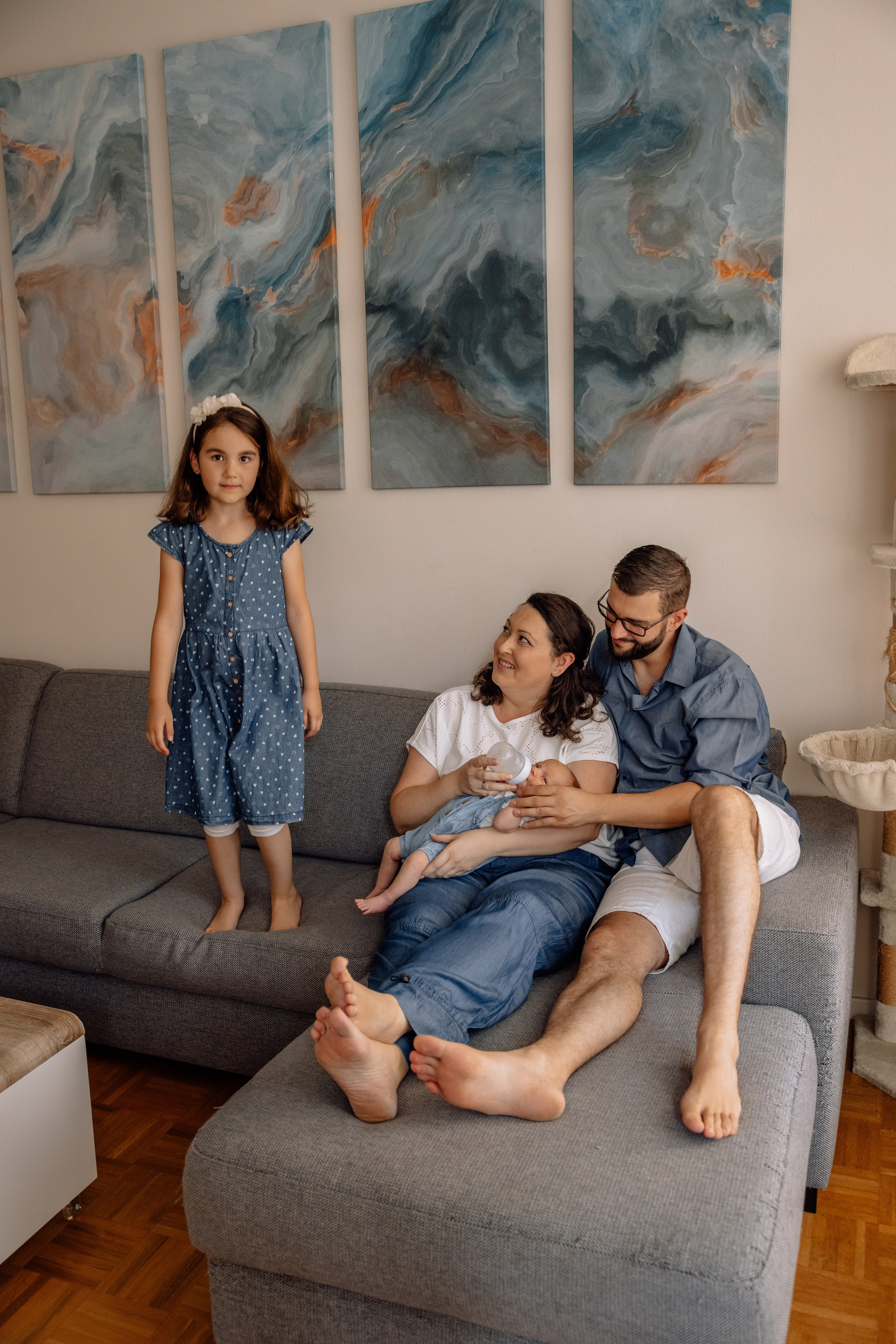 Familienfotoshooting. Hochzeitsfotograf München Taufe Familienfotograf Tanja Mauke