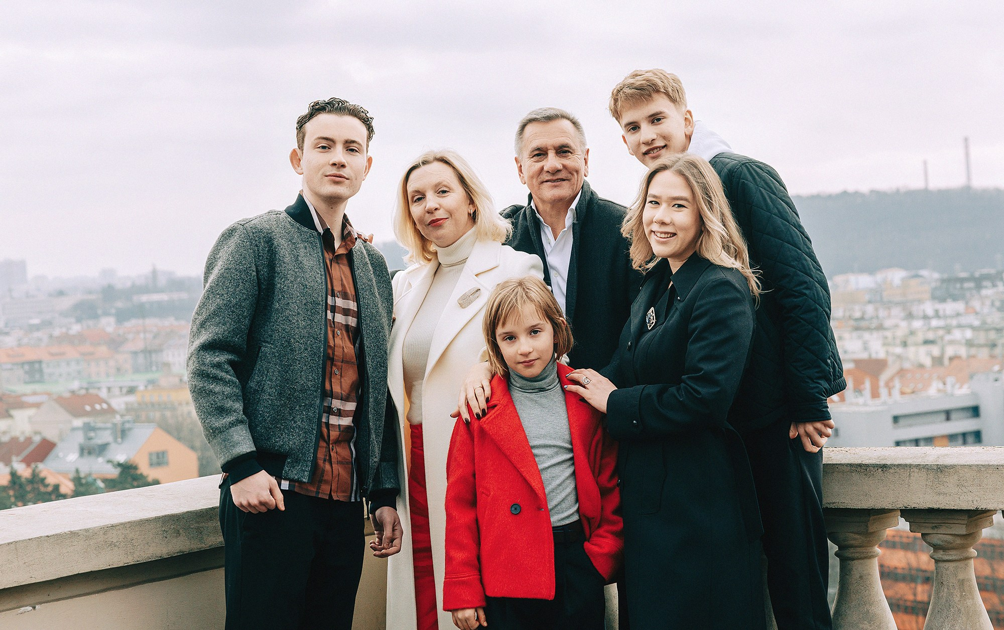 Наталья с семьей. Rodinný a svatební fotograf v Praze