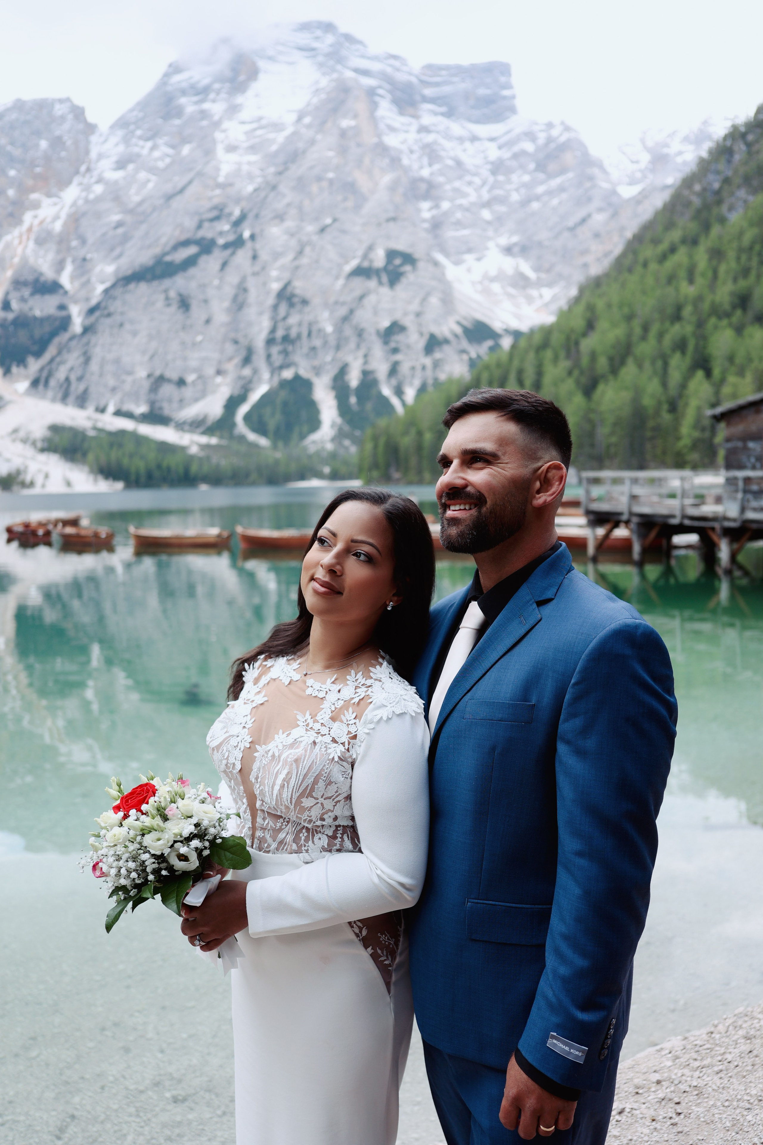 wedding ceremony on Lake Braies