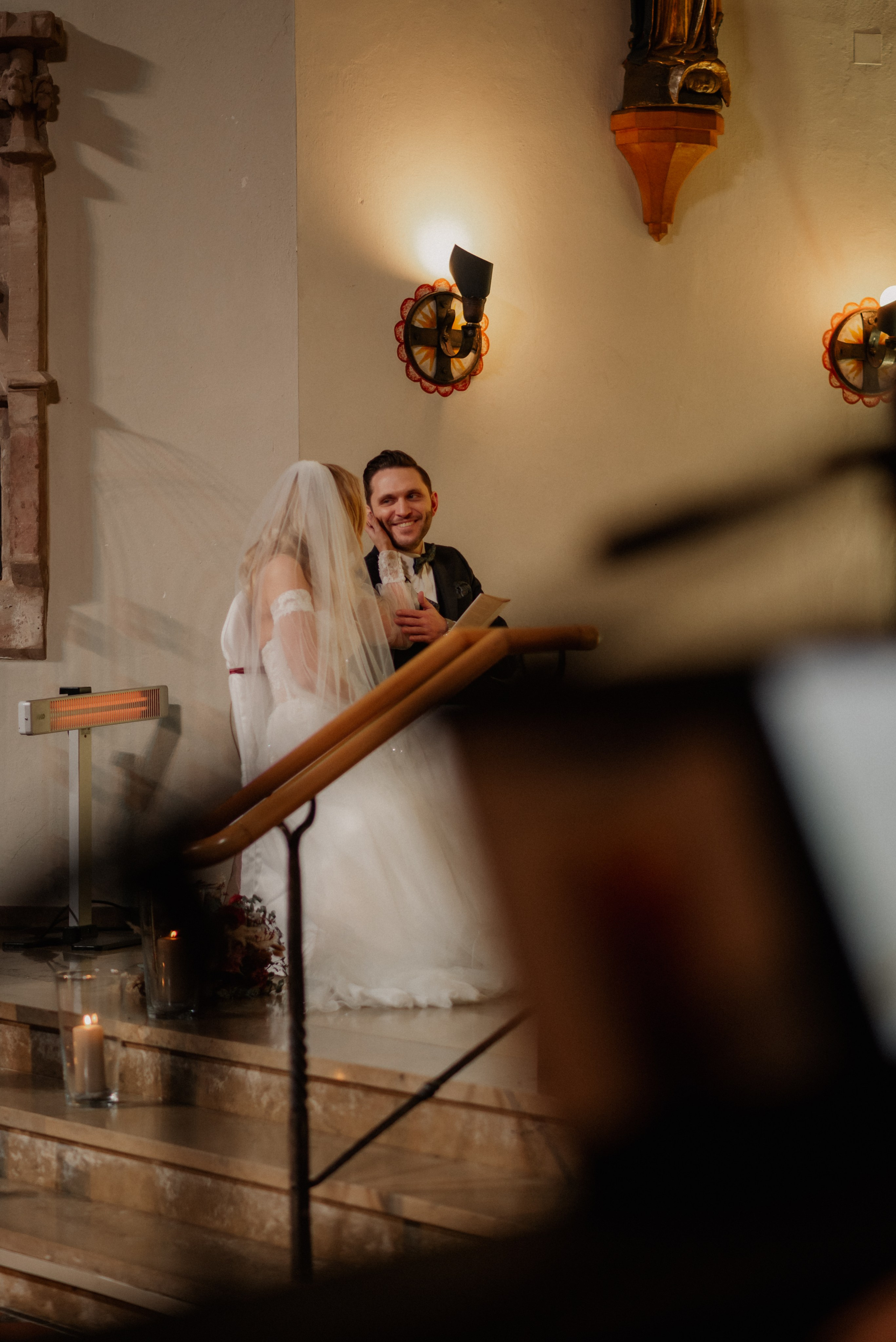 WINTER WEDDING IN NEUENDETTELSAU. Фотограф в Нюрнберге Ирина Менерт из Ансбаха