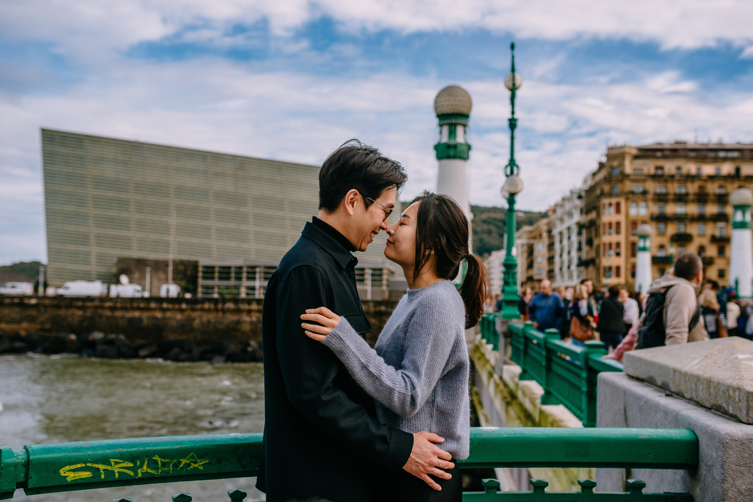 Couple photoshoot in San-Sebastian. Photographer in Bilbao Irina Makou