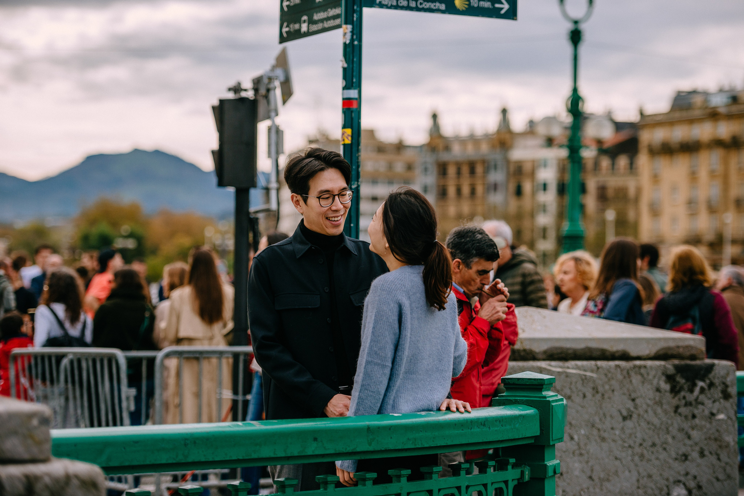 Couple photoshoot in San-Sebastian. Photographer in Bilbao Irina Makou