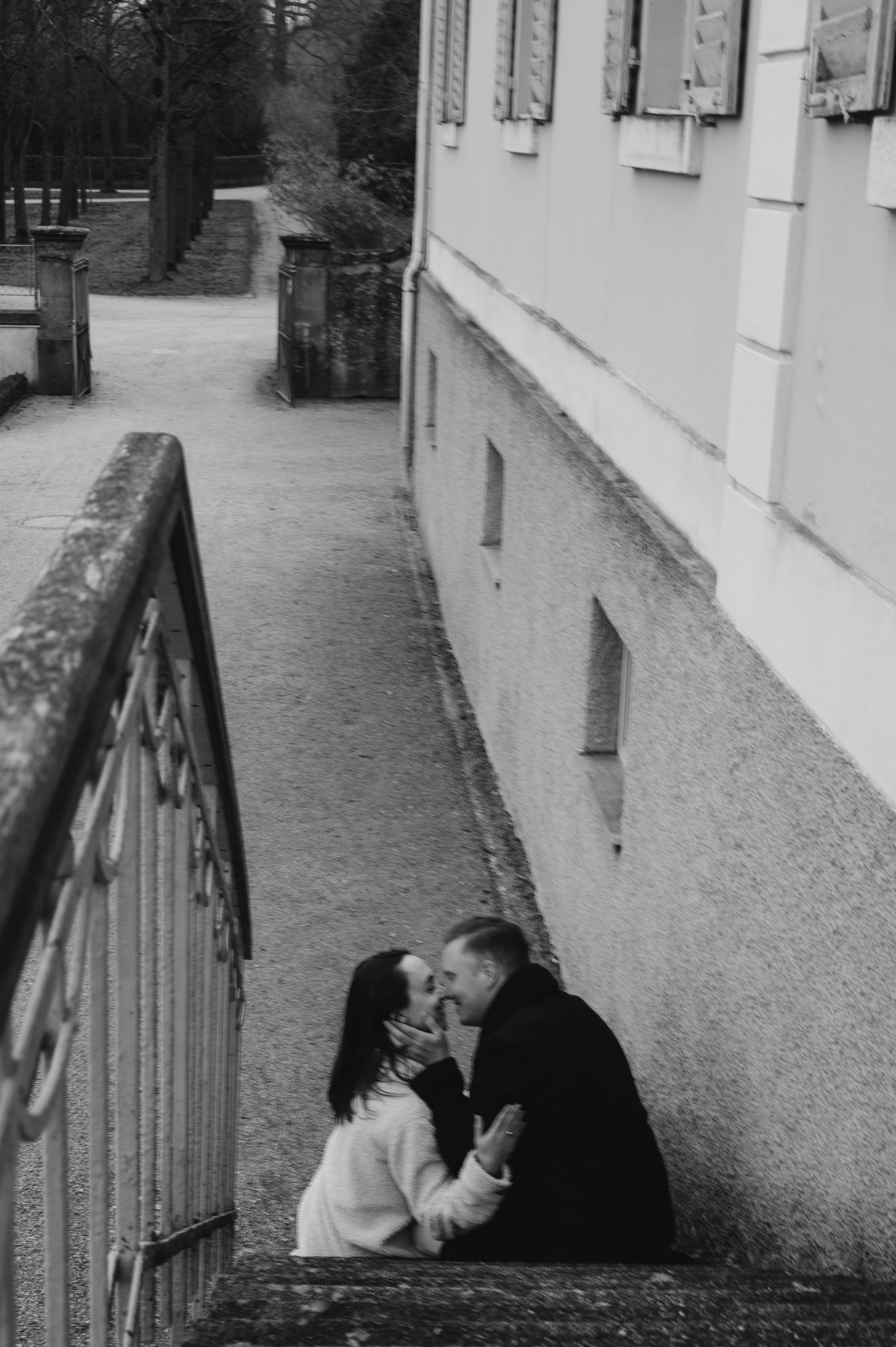 Love Story in Hofgarten Ansbach. Фотограф в Нюрнберге Ирина Менерт из Ансбаха