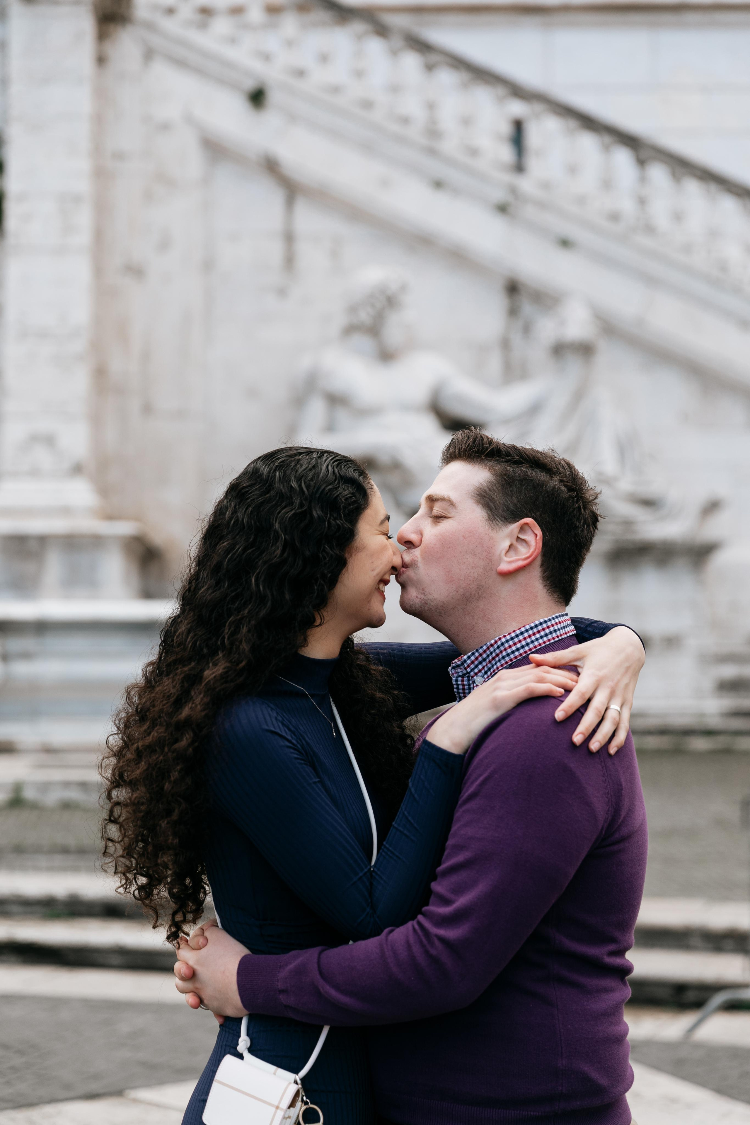 Piazza del Campidoglio. Photographer in Rome