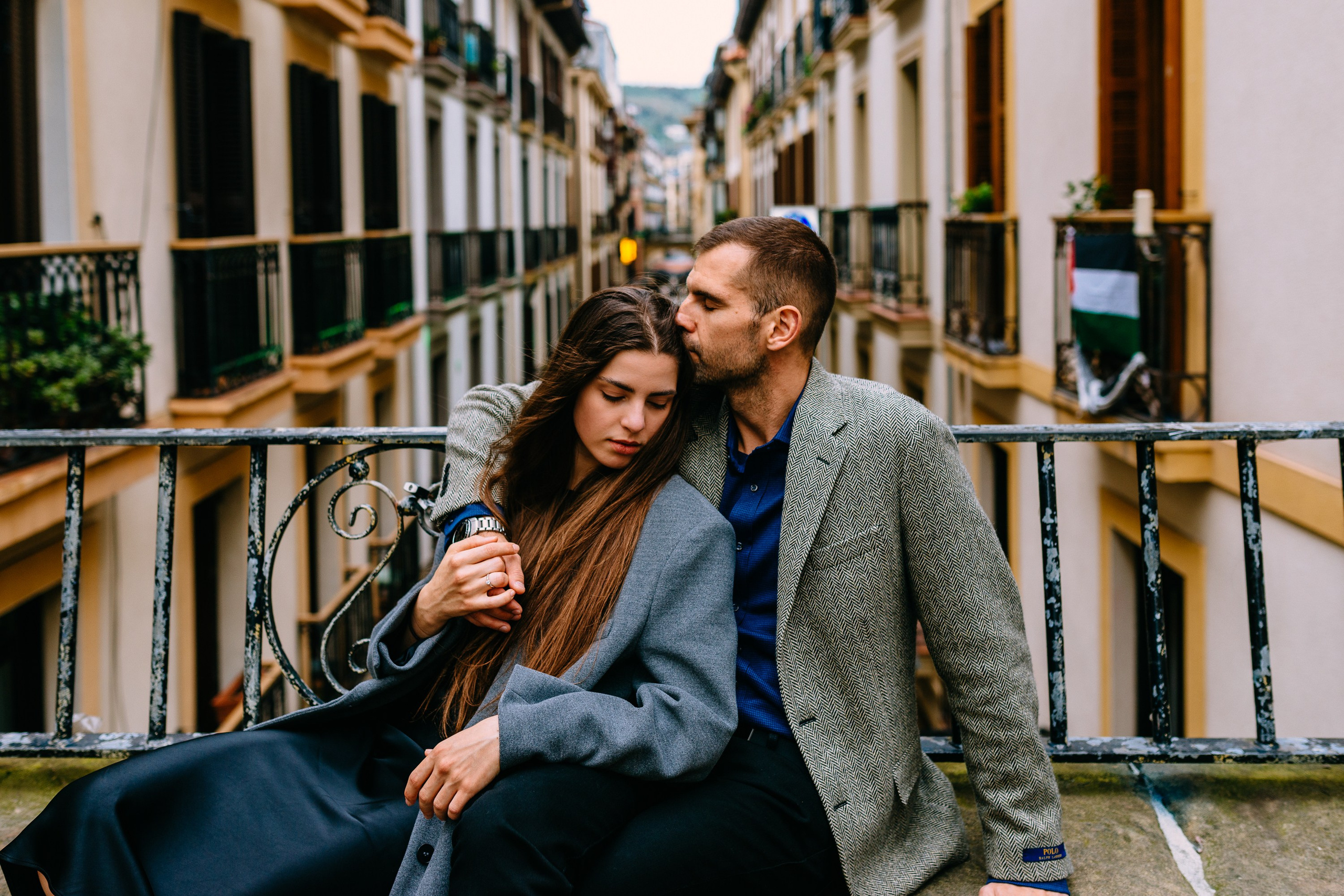 Mariage proposal in San-Sebastian Basque country. Photographer in Bilbao Irina Makou