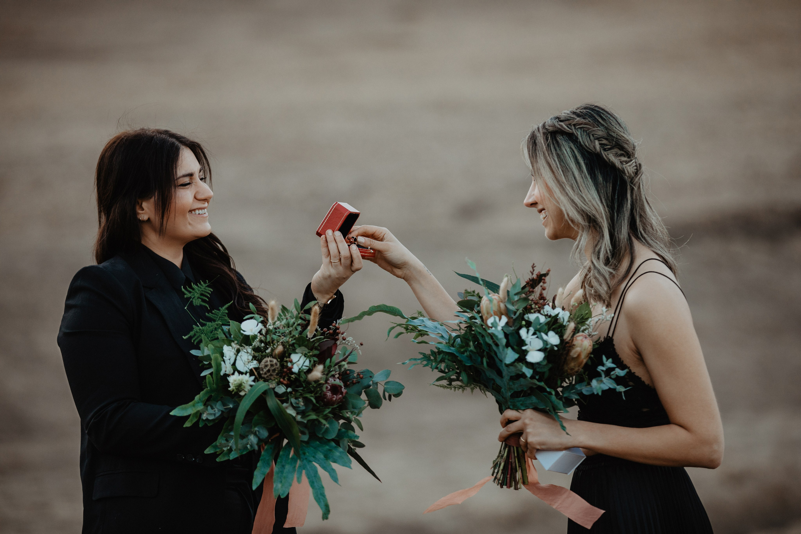 Same Sex Wedding at Iceland Black Sand Beach. Iceland elopement photographer & videographer