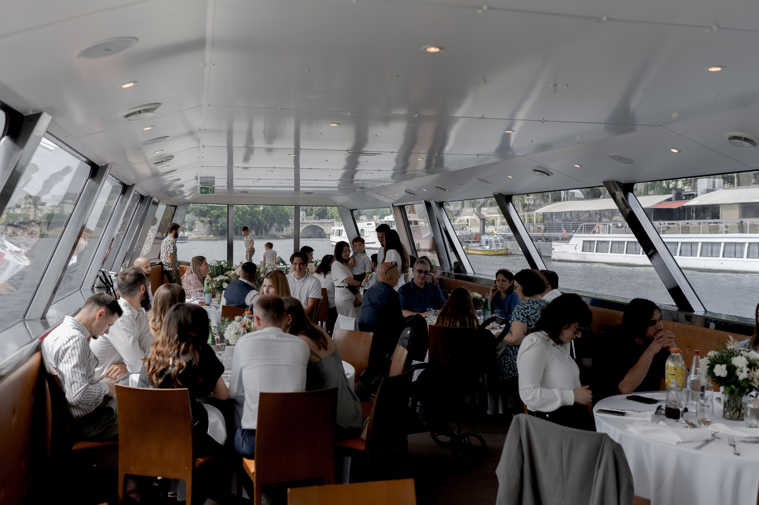 Romantic Wedding on the Seine in Paris photography by Sorin and Patricia wedding destination photography and film