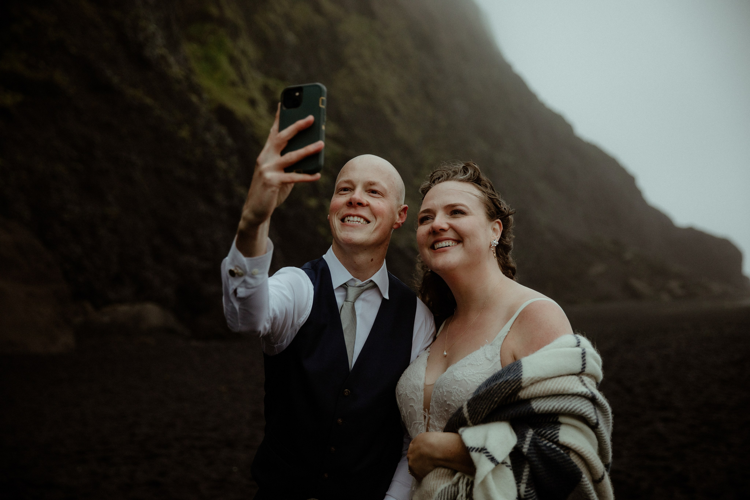 Iceland Elopement at Black Sand Beach. Iceland elopement photo and video | Nikolaichik Photo