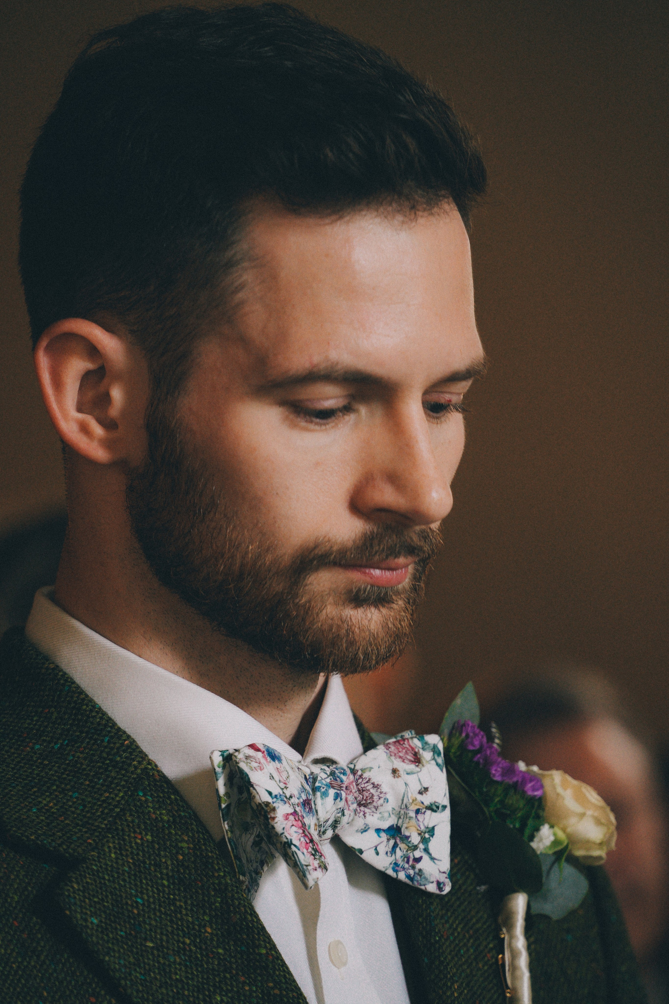 at the wedding husband to be