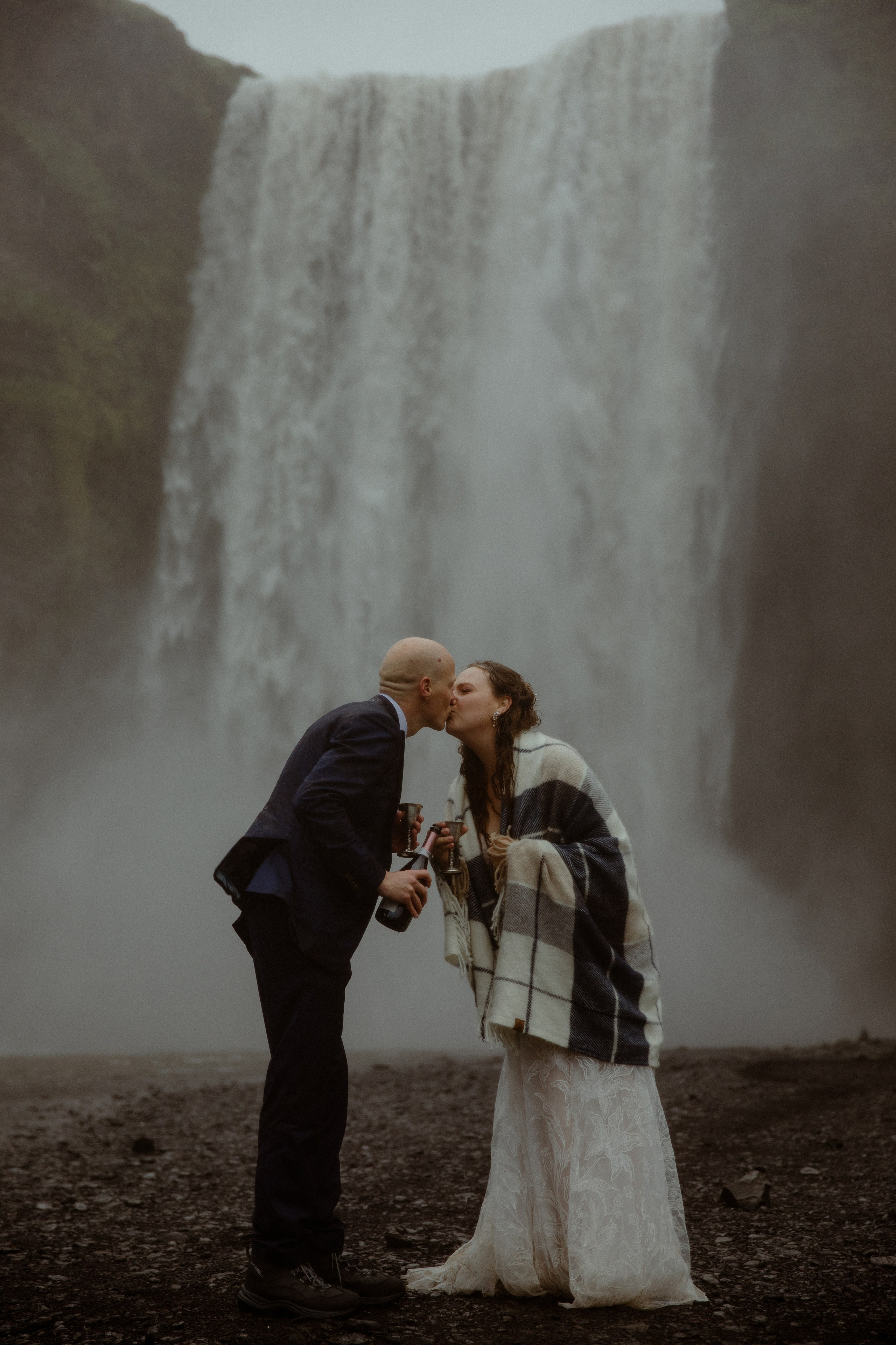 Iceland Elopement at Black Sand Beach. Iceland elopement photo and video | Nikolaichik Photo