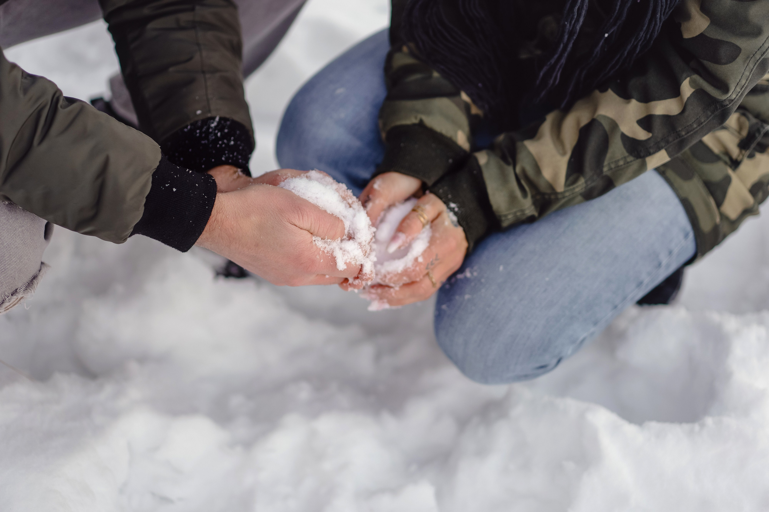 Winter Lovestory. Portraitfotografie in Gründau Elena Ohnstedt