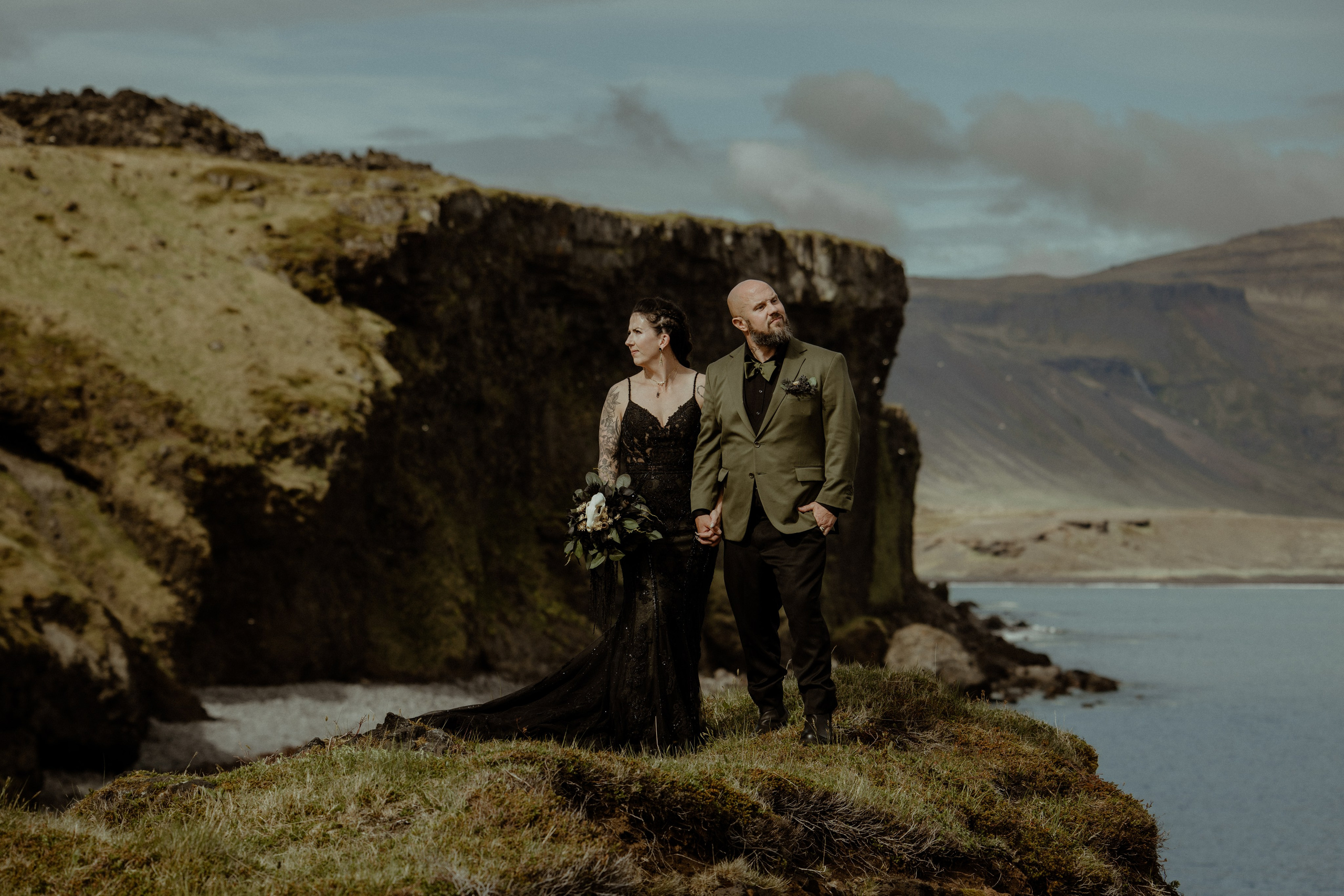 Viking inspired secret elopement in Iceland — wedding in Budir. Iceland elopement photo and video | Nikolaichik Photo