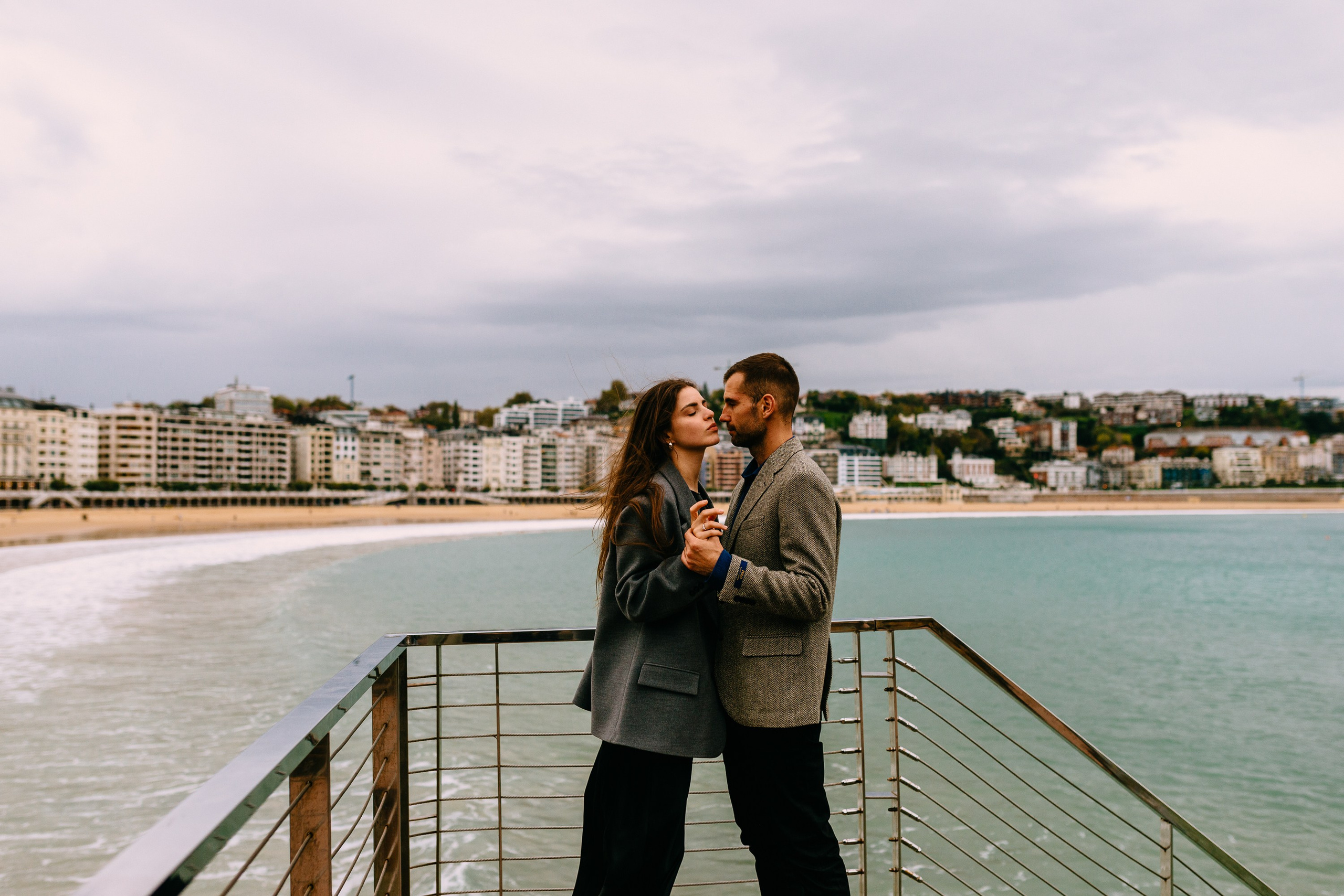 Mariage proposal in San-Sebastian Basque country. Photographer in Bilbao Irina Makou