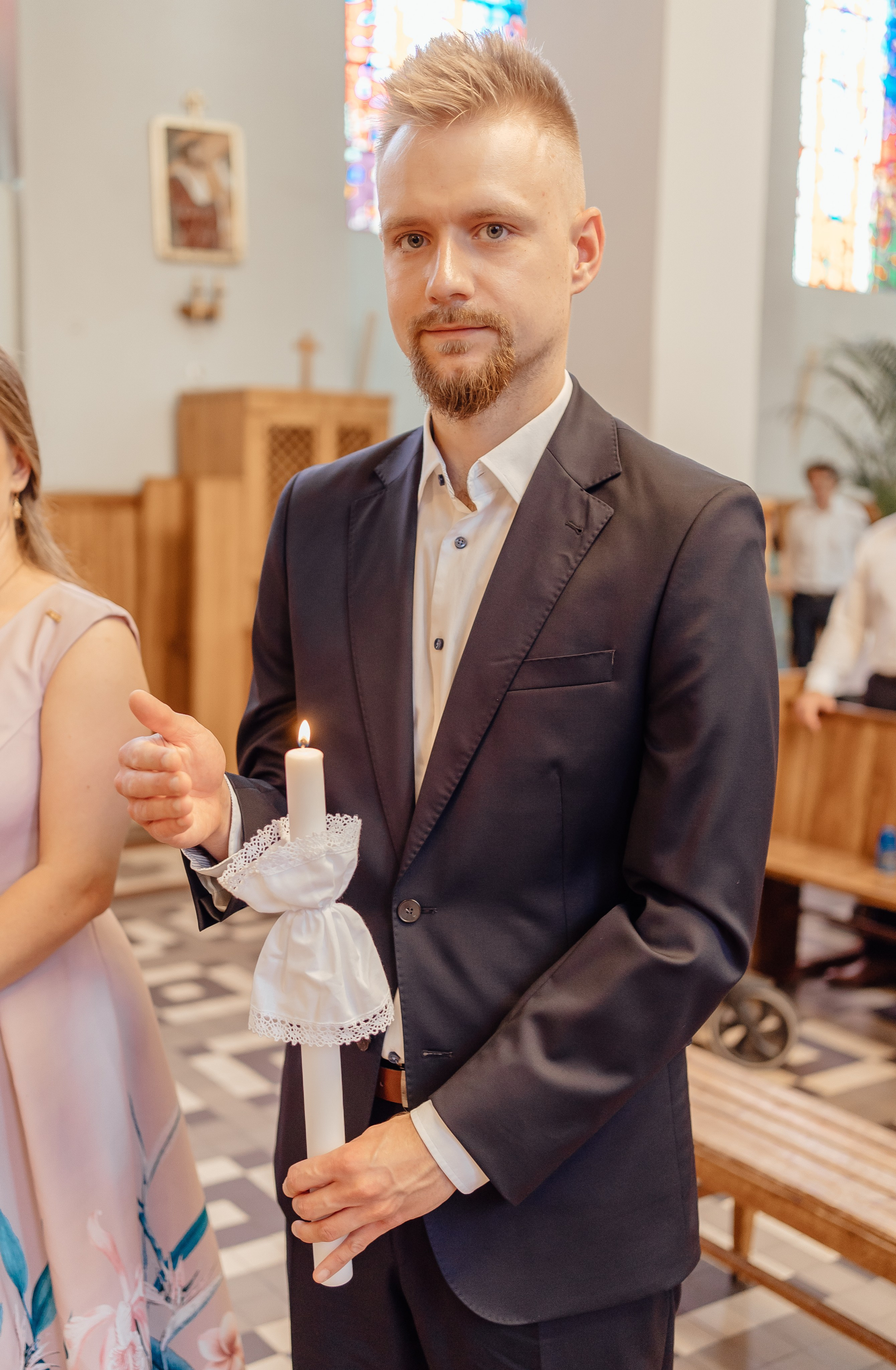 Chrzest Święty Natalii. Fotograf Łódź - sesja ciążowa, noworodkowa, dziecięca. Studio w Łodzi