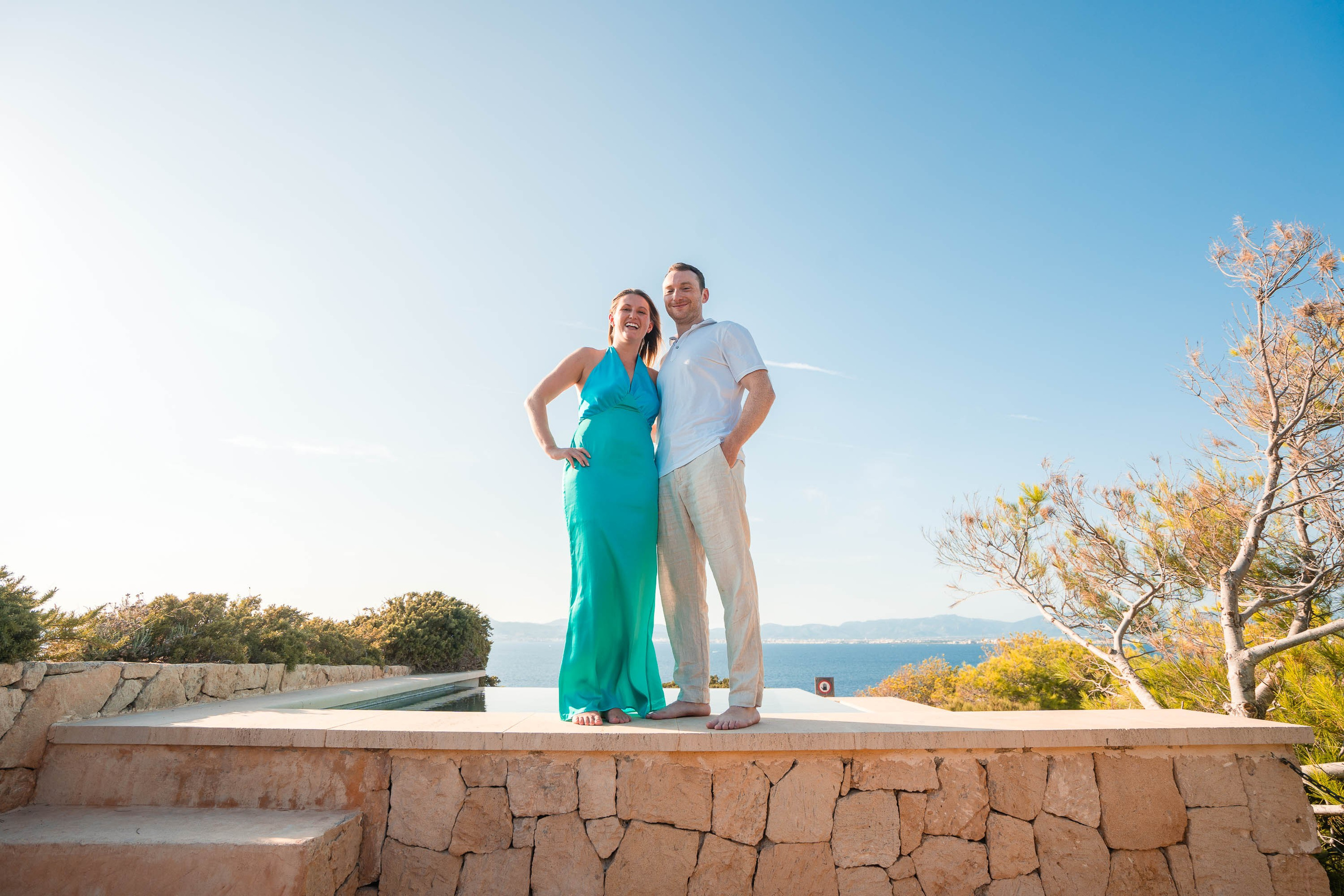 Wedding Proposal at Cap Rocat venue. Mallorca Wedding, Corporate & Social Photographer
