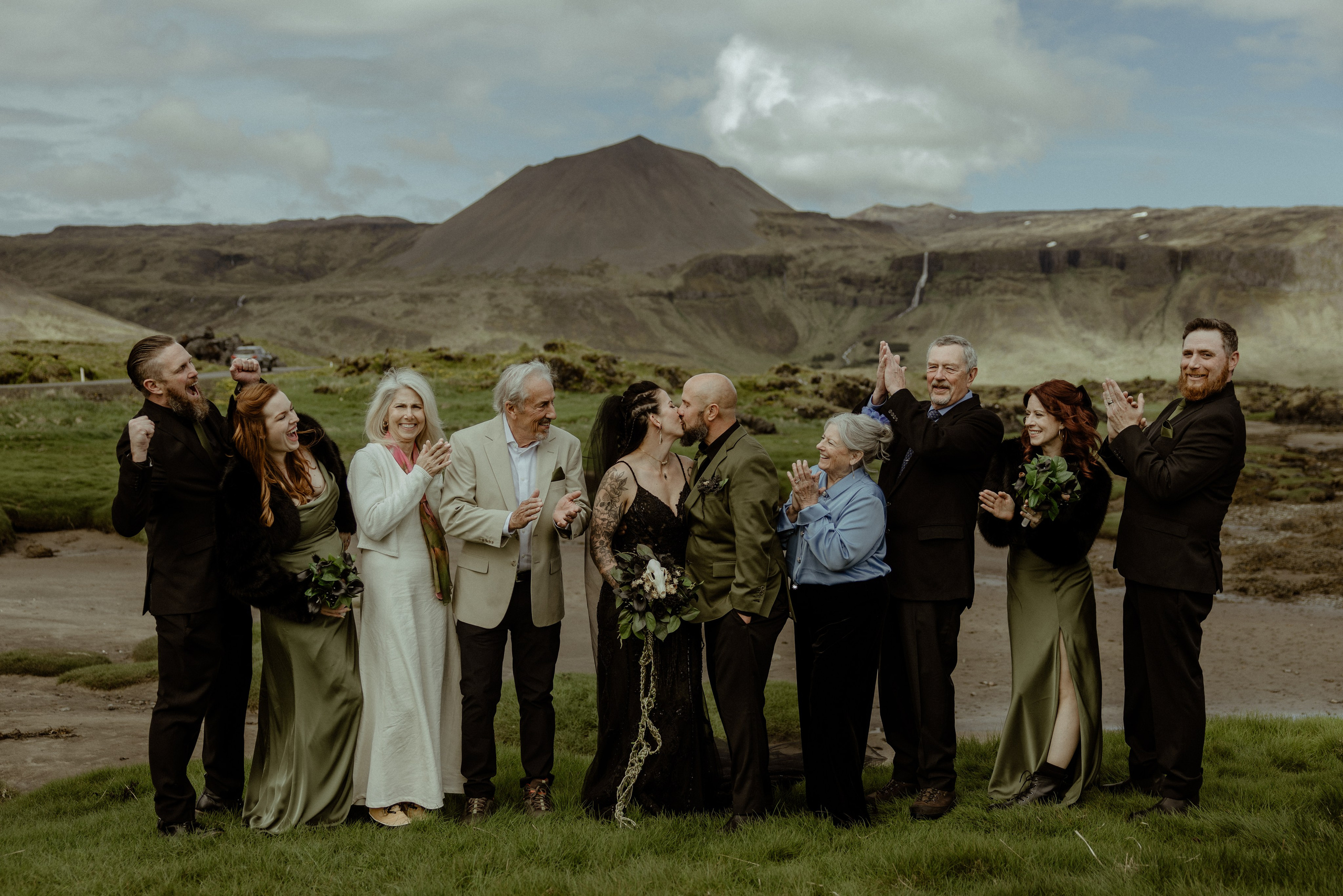 Viking inspired secret elopement in Iceland — wedding in Budir. Iceland elopement photo and video | Nikolaichik Photo