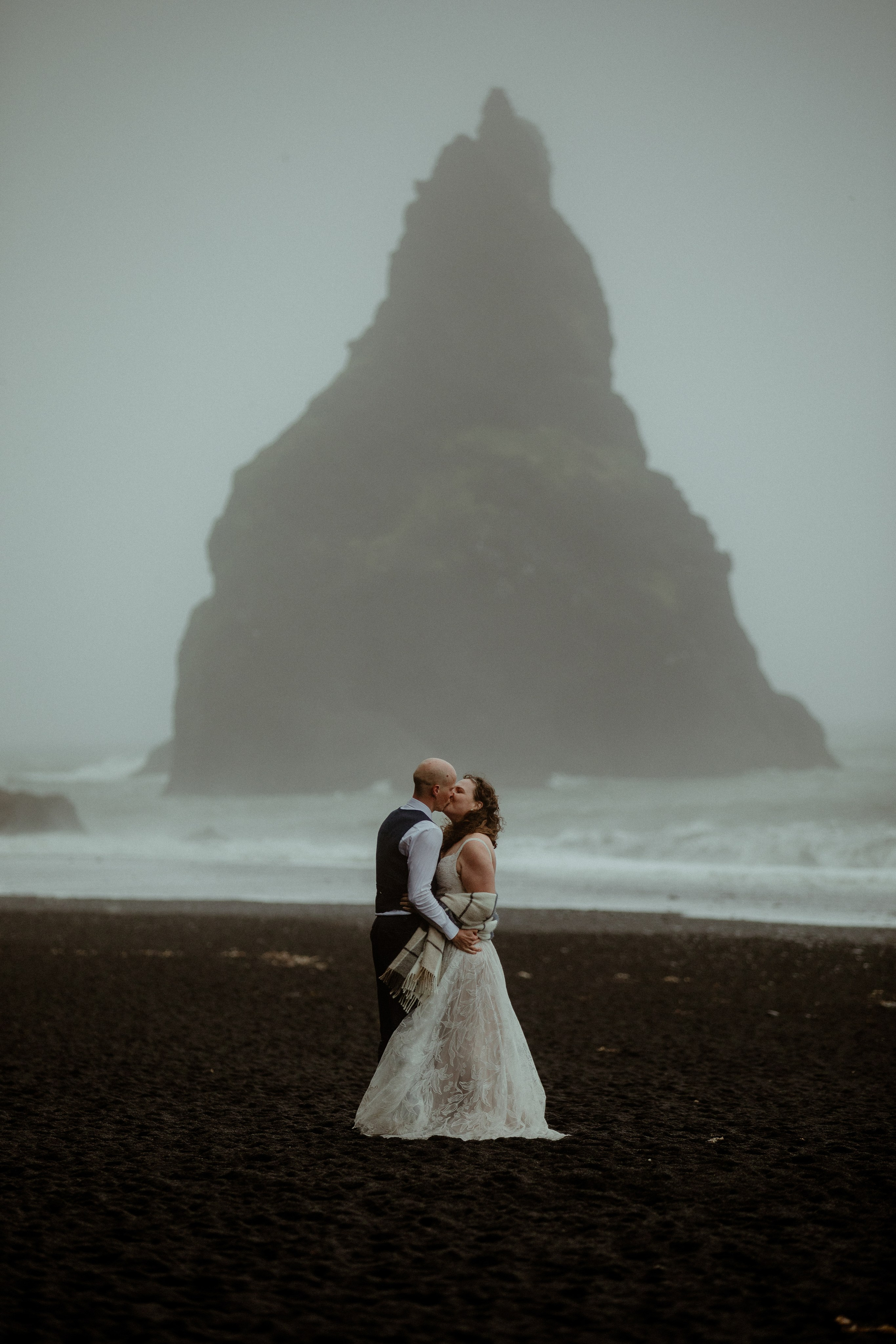 Iceland Elopement at Black Sand Beach. Iceland elopement photo and video | Nikolaichik Photo