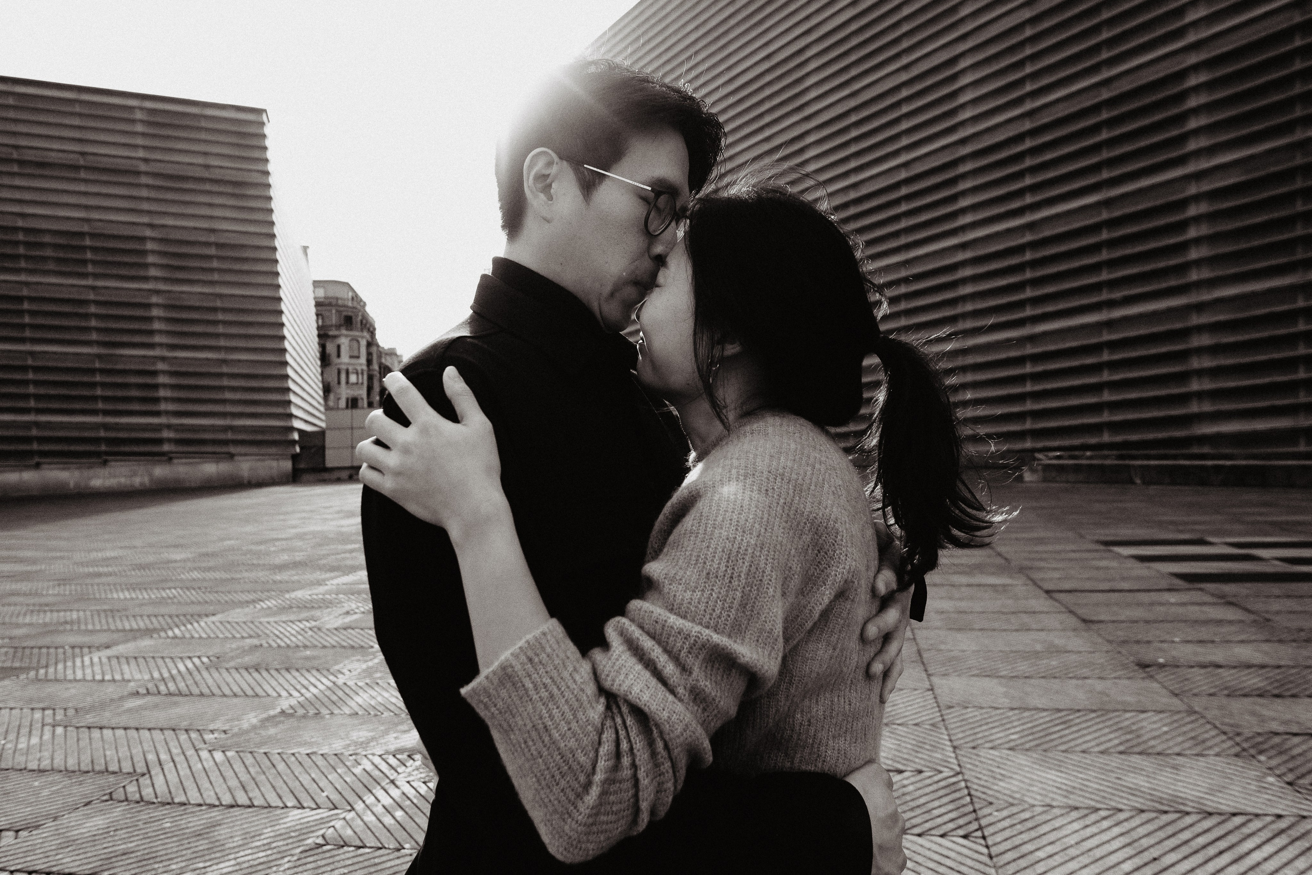 Couple photoshoot in San-Sebastian. Photographer in Bilbao Irina Makou