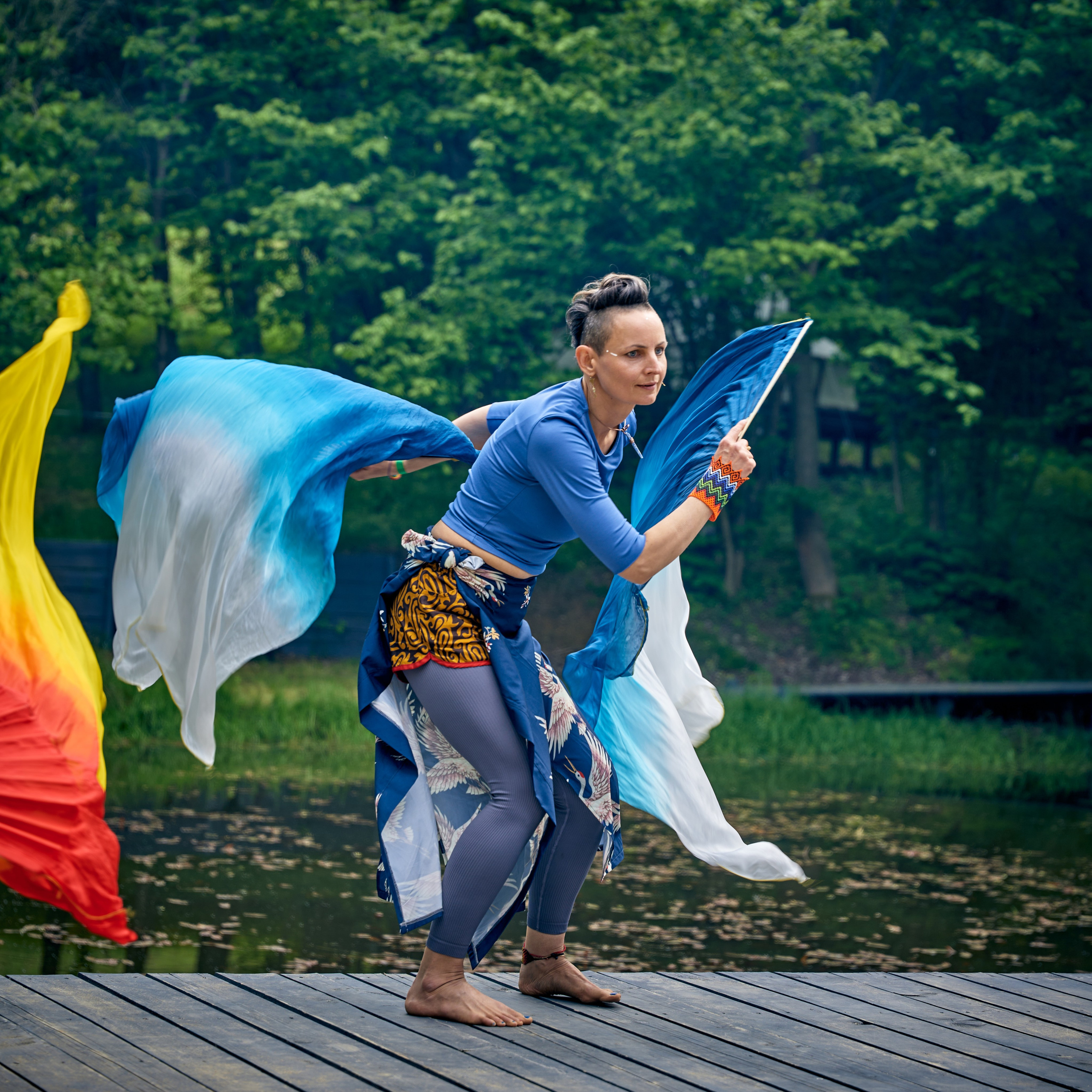 „Wachlarze na Plaży” - warsztat Nadii Szypiłow na Mikrofestiwalu „2uRodziny Turkusowej Wyspy”. Andriej Szypilow — Photography & Videography