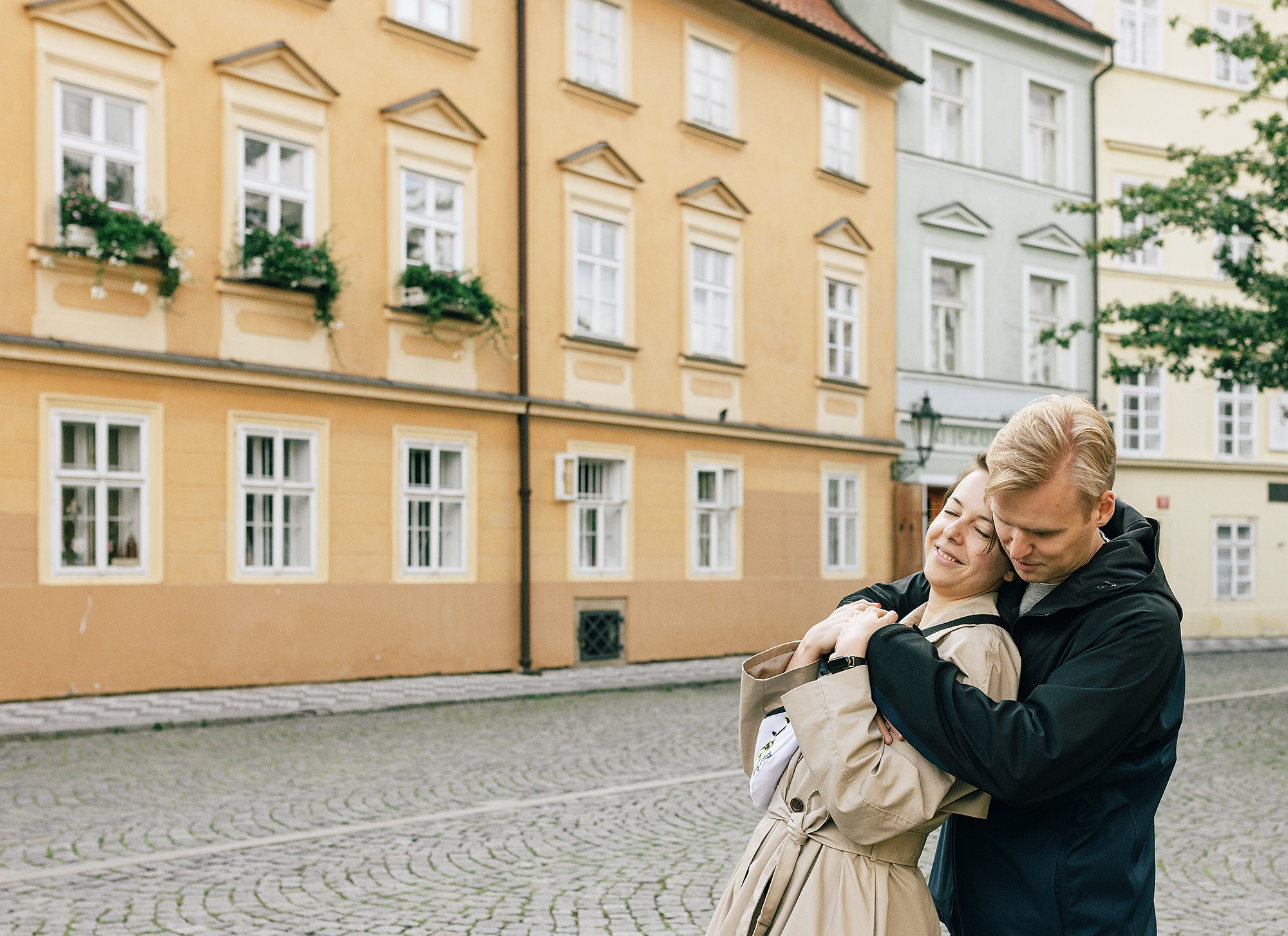 Вика и Женя в Праге. Family and wedding photographer in Prague Natalia Fedori
