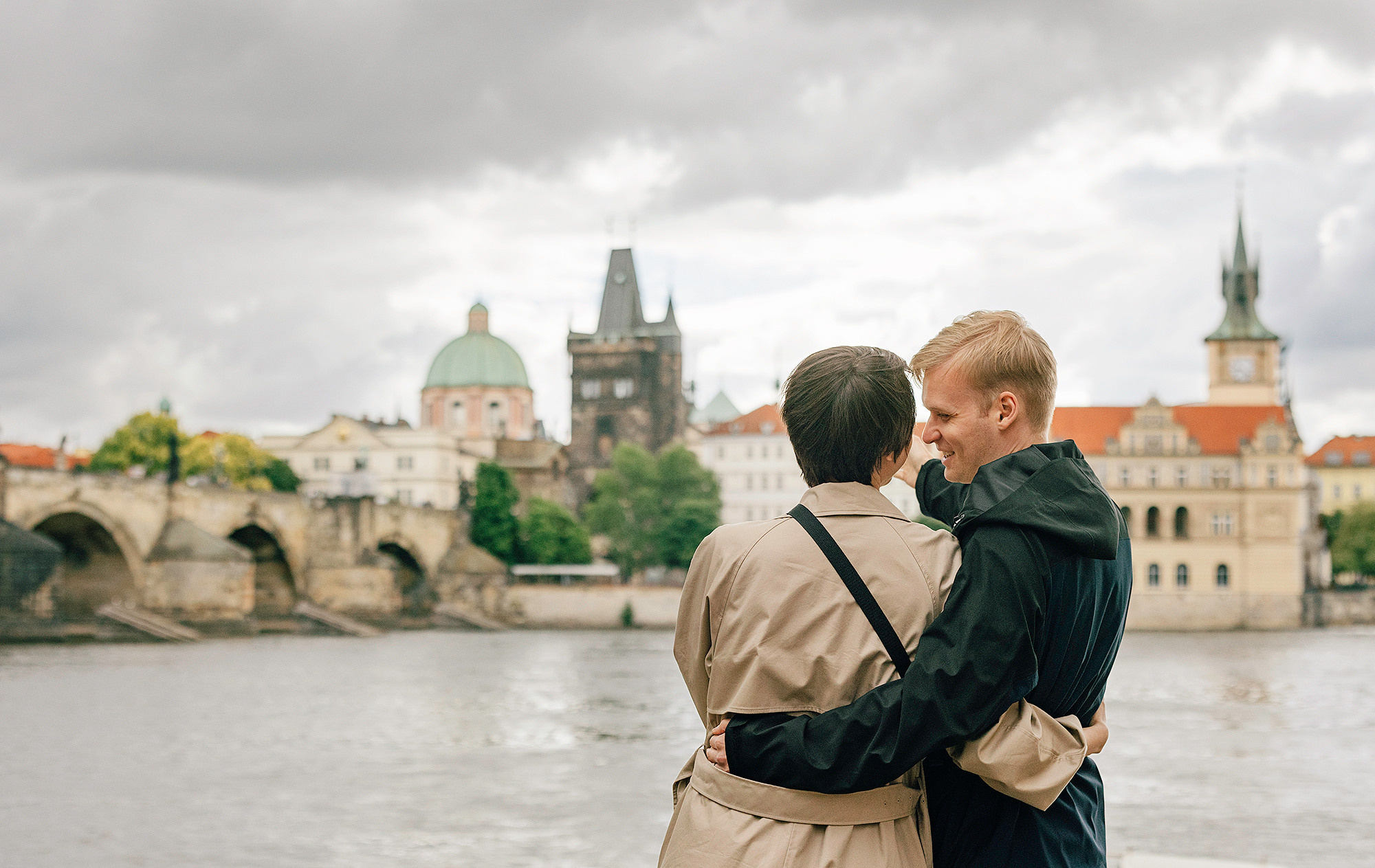 Вика и Женя в Праге. Family and wedding photographer in Prague Natalia Fedori