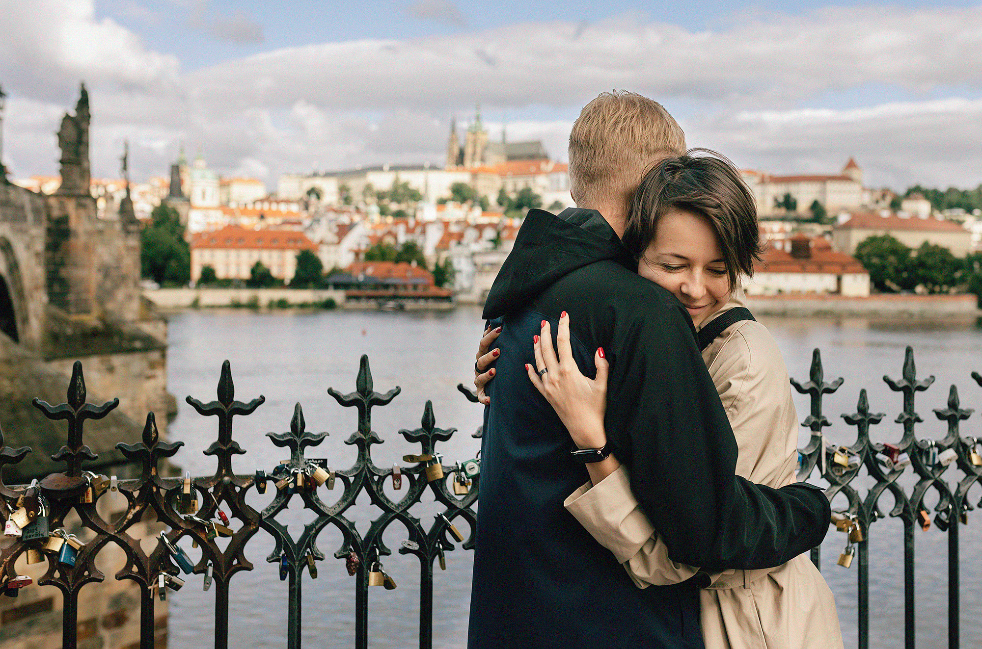 Вика и Женя в Праге. Family and wedding photographer in Prague Natalia Fedori