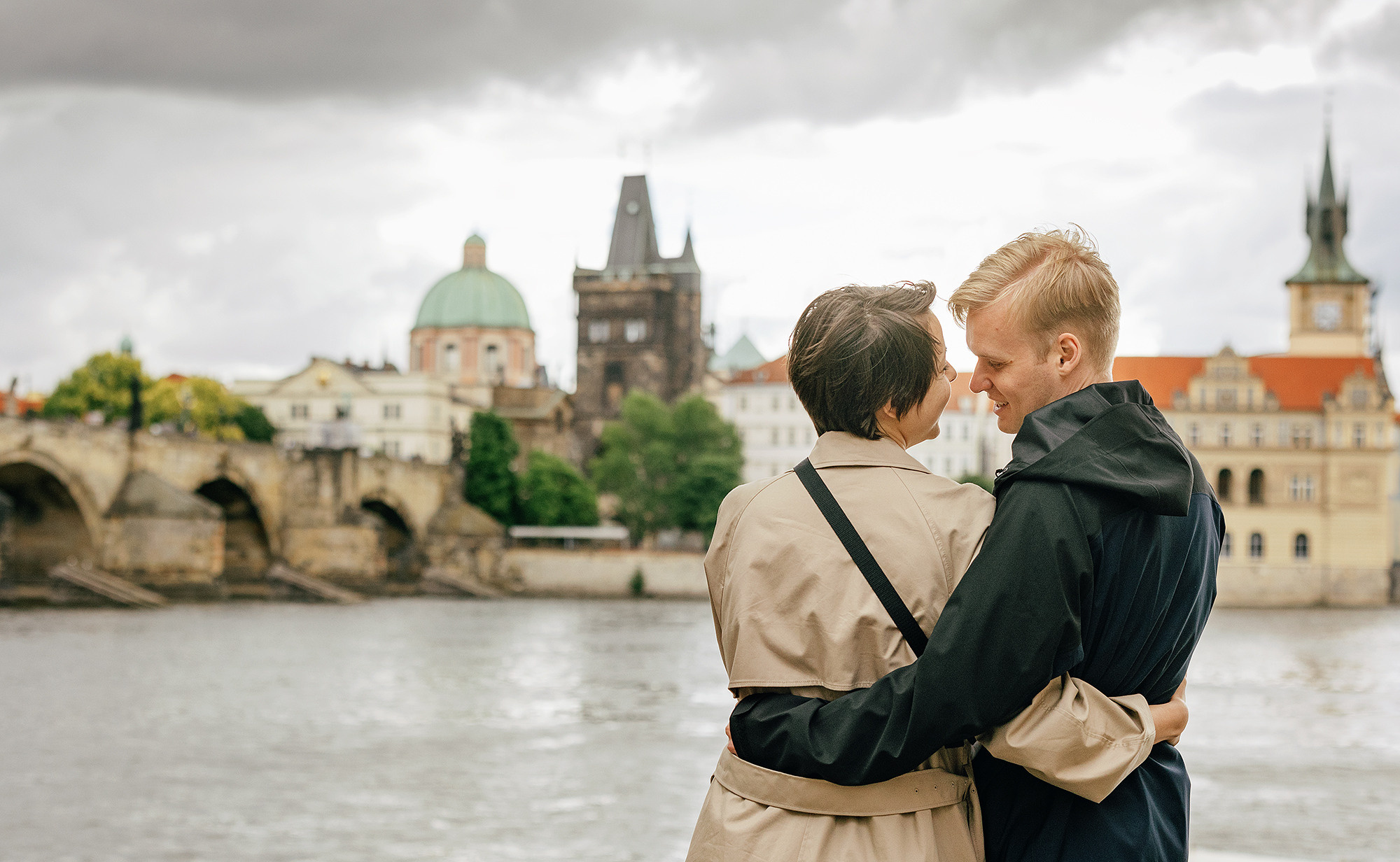 Вика и Женя в Праге. Family and wedding photographer in Prague Natalia Fedori