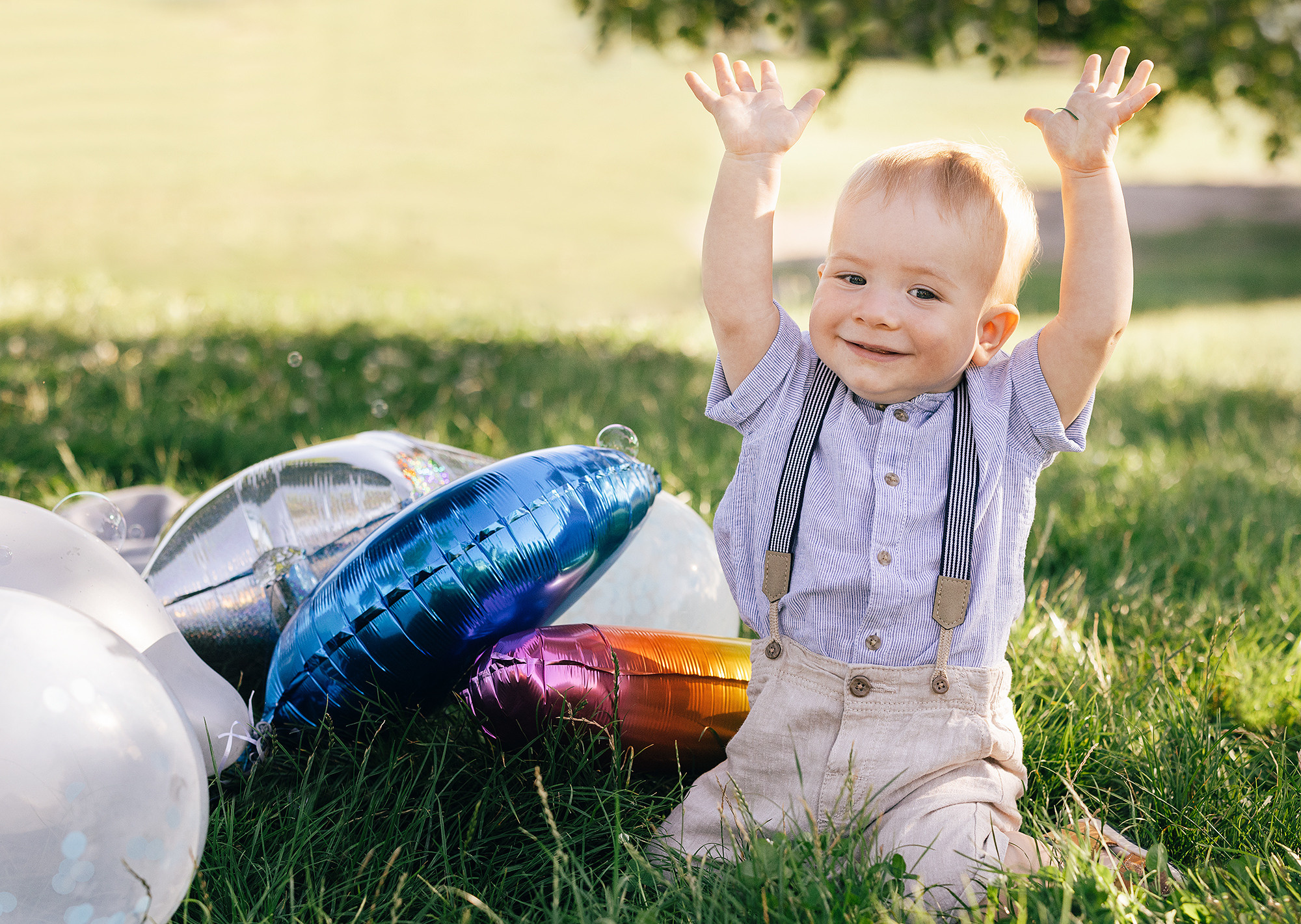 Тимофею 1 годик. Rodinný a svatební fotograf v Praze