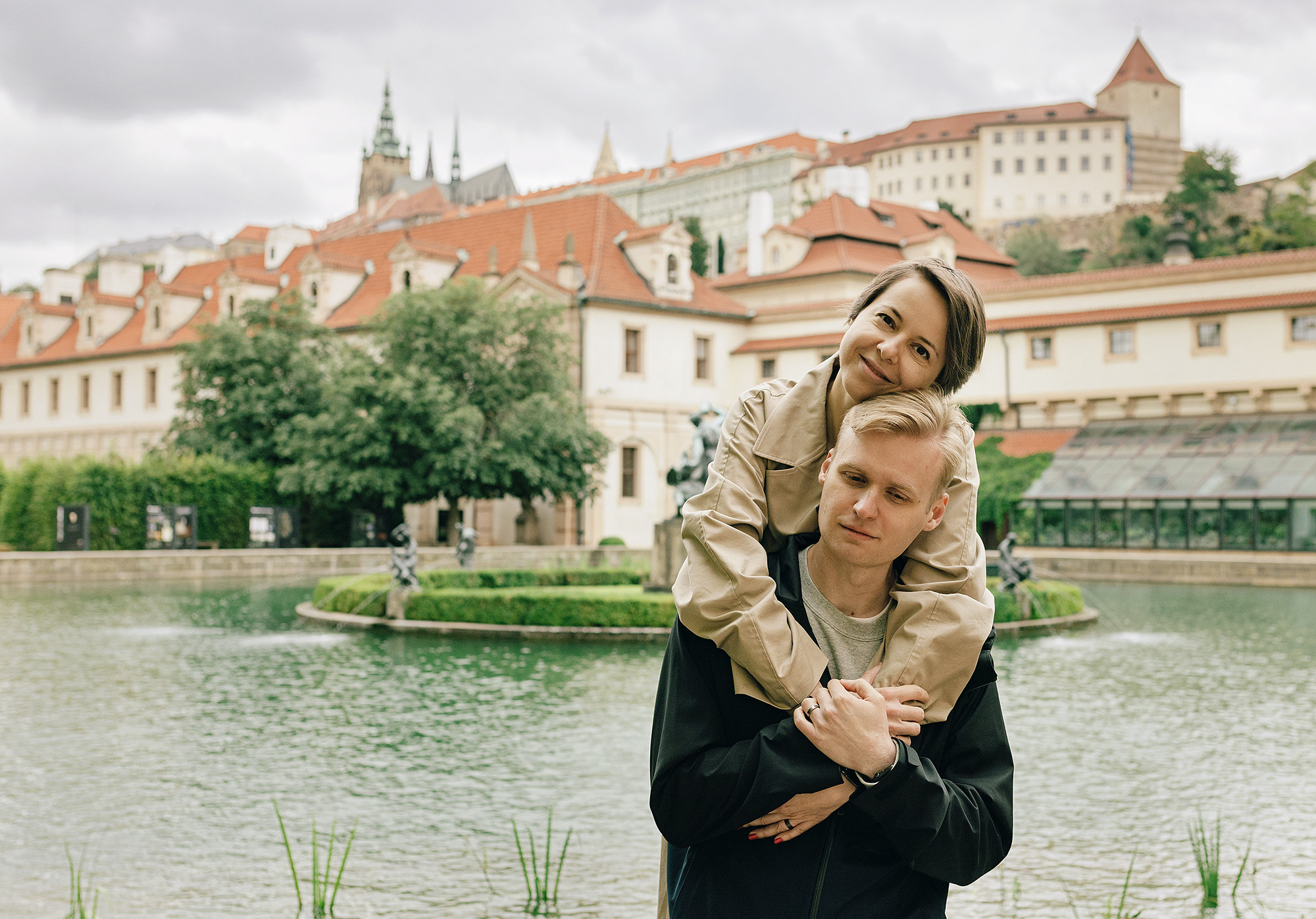 Вика и Женя в Праге. Family and wedding photographer in Prague Natalia Fedori