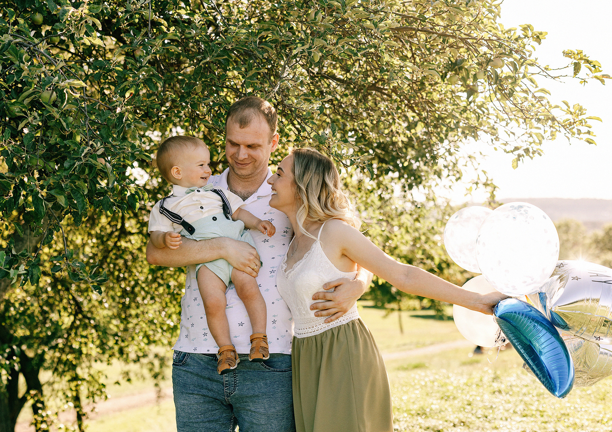 Тимофею 1 годик. Rodinný a svatební fotograf v Praze