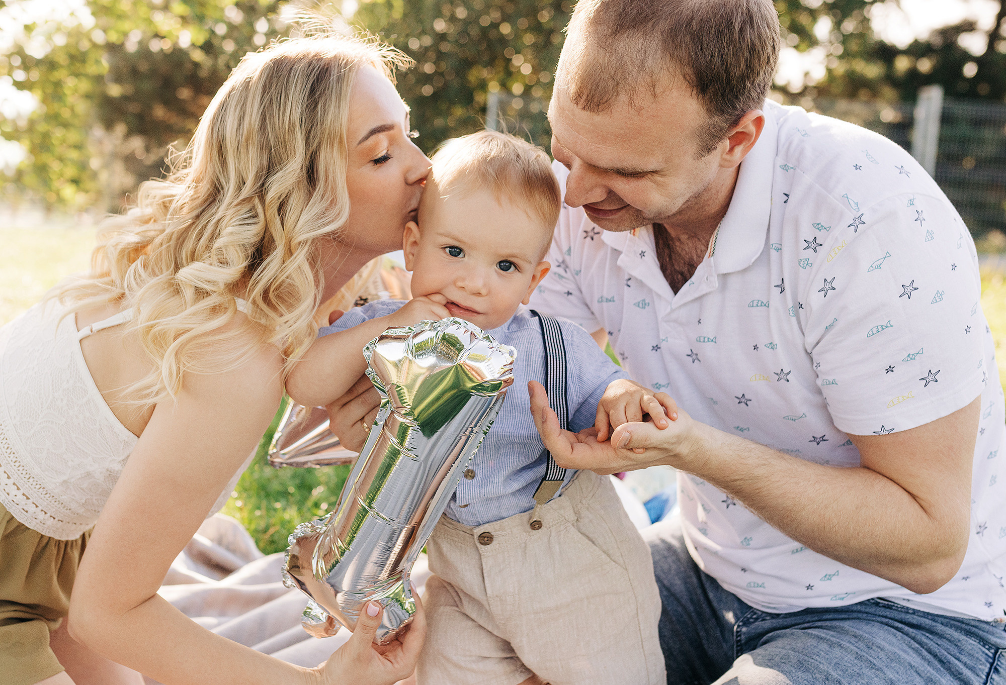 Тимофею 1 годик. Rodinný a svatební fotograf v Praze